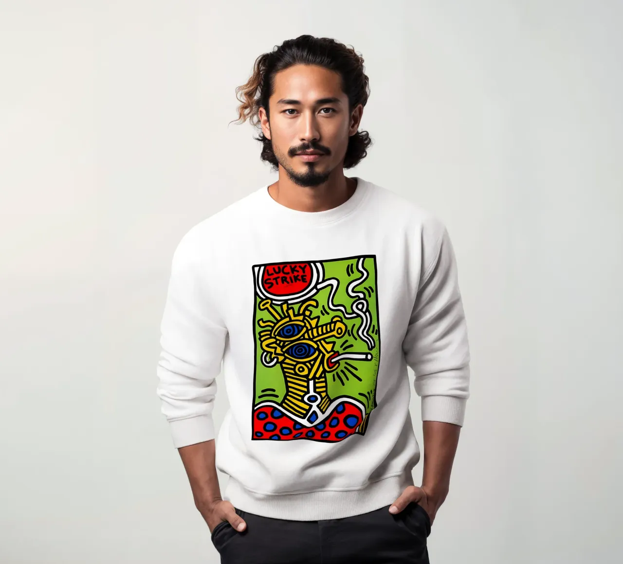 Keith Haring arte 12 felpa da domherrick1