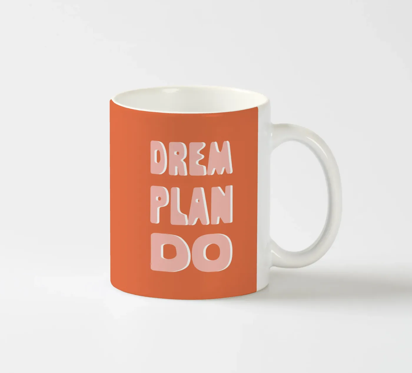 Dream Plan Do ceramic mug by we line studio - art