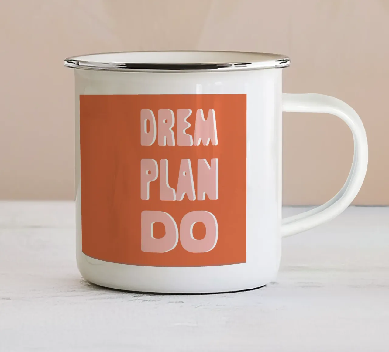 Dream Plan Do tazza in smalto da we line studio - art