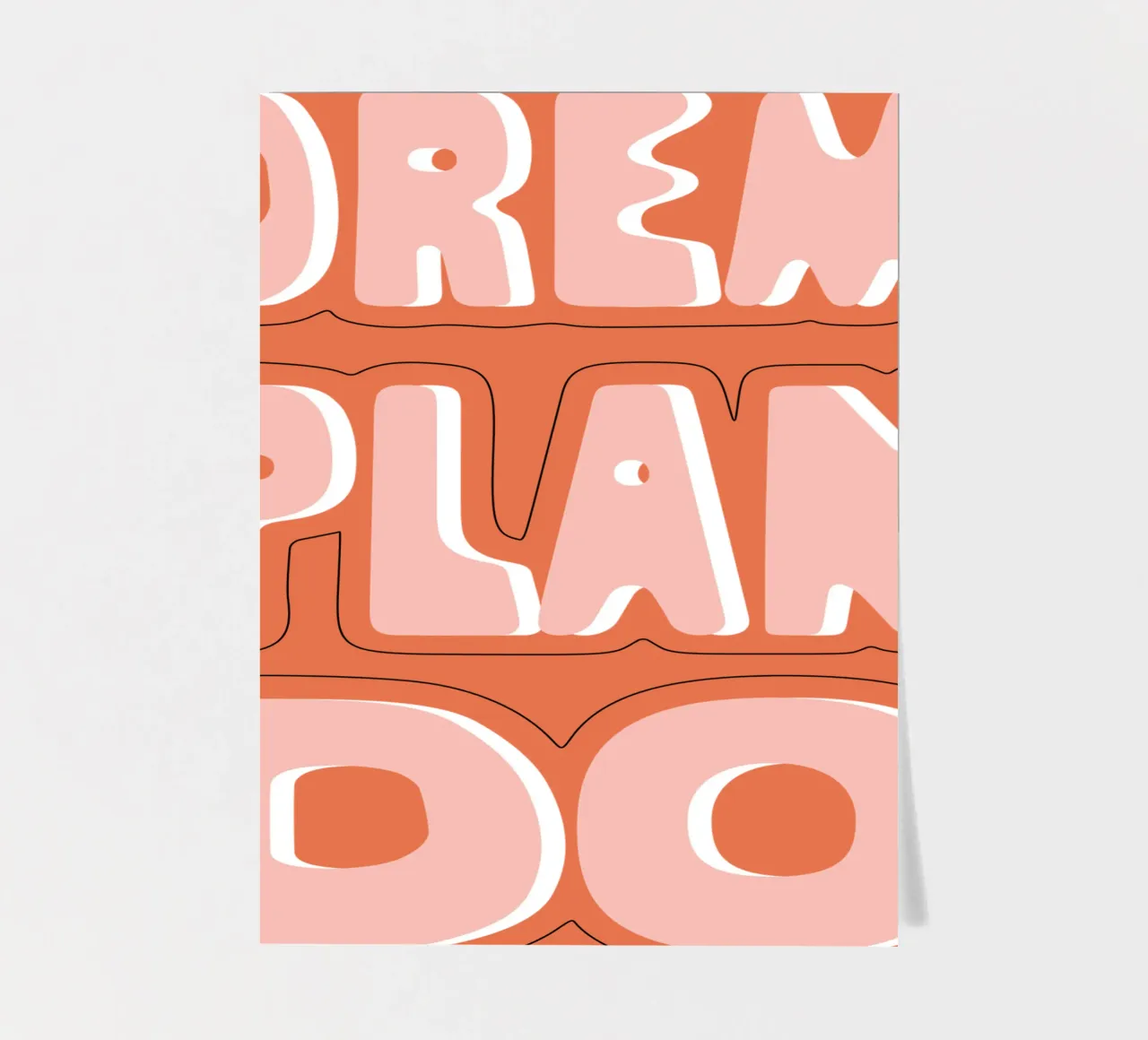Dream Plan Do sticker sheet by we line studio - art