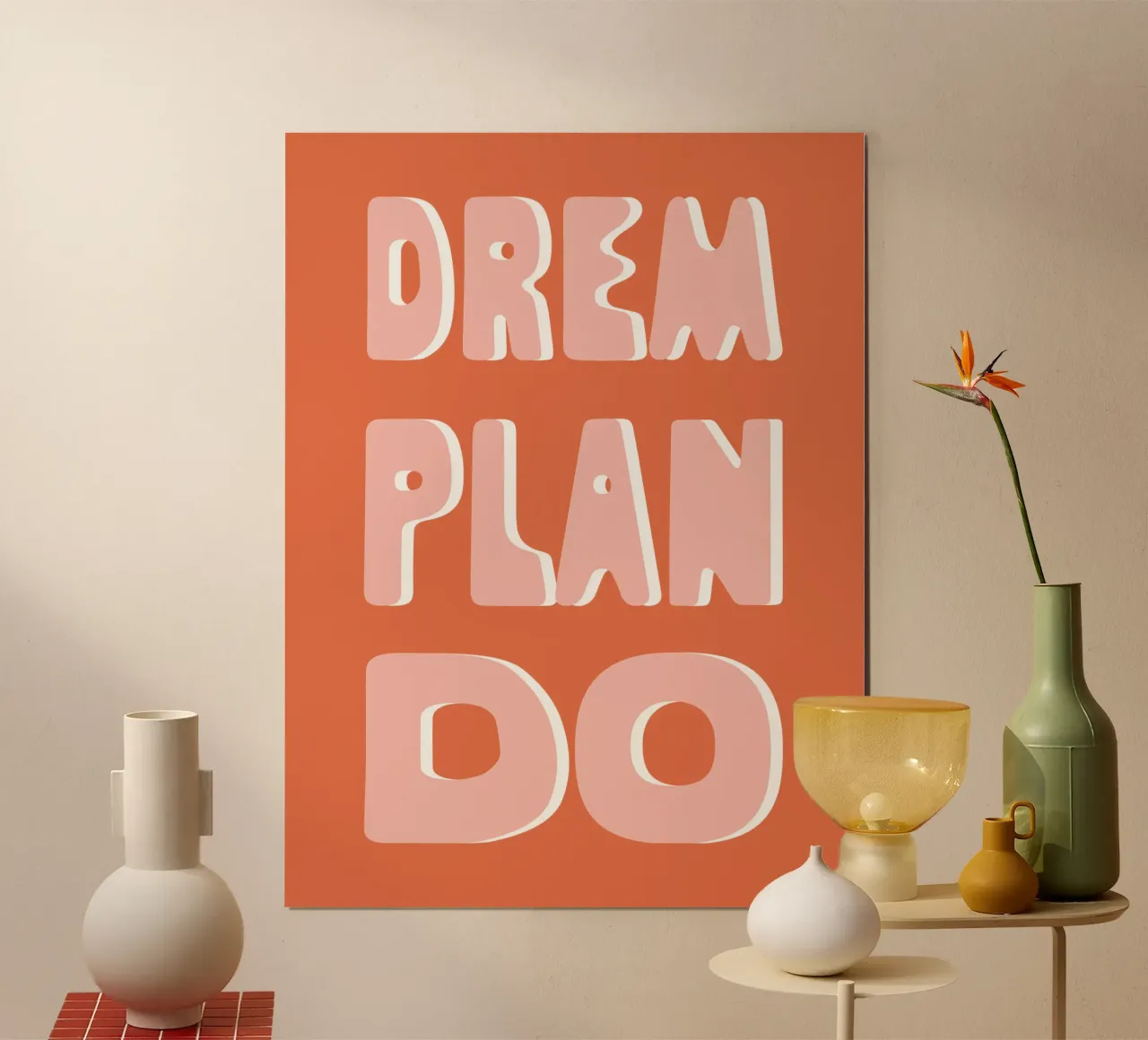 Dream Plan Do poster da we line studio - art