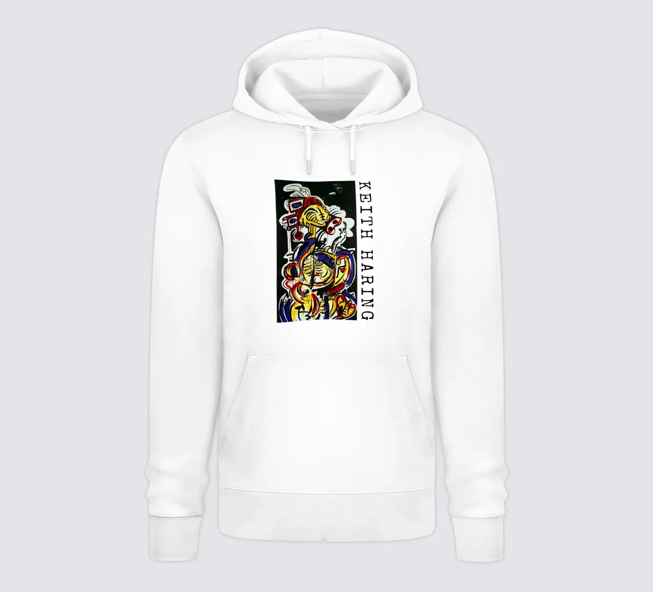 Keith Haring arte 13 felpa con cappuccio da domherrick1