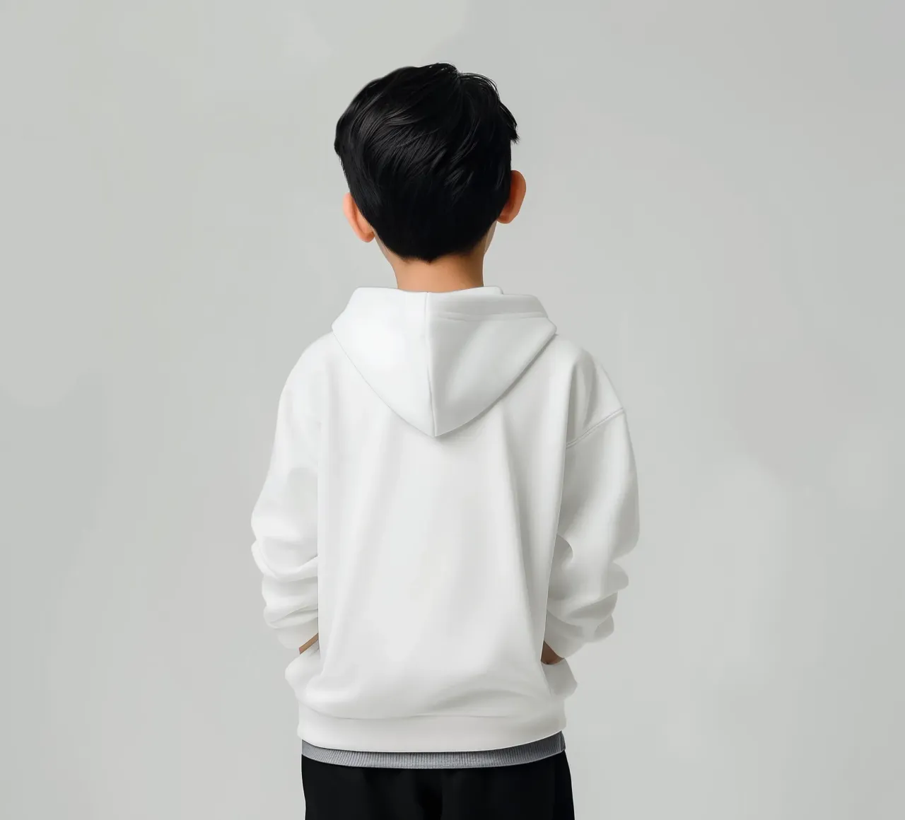 Retro Pommes Charakter Fry Me To The Moon And Back Blau Weiß Kinder Hoodie von Studio Frances M