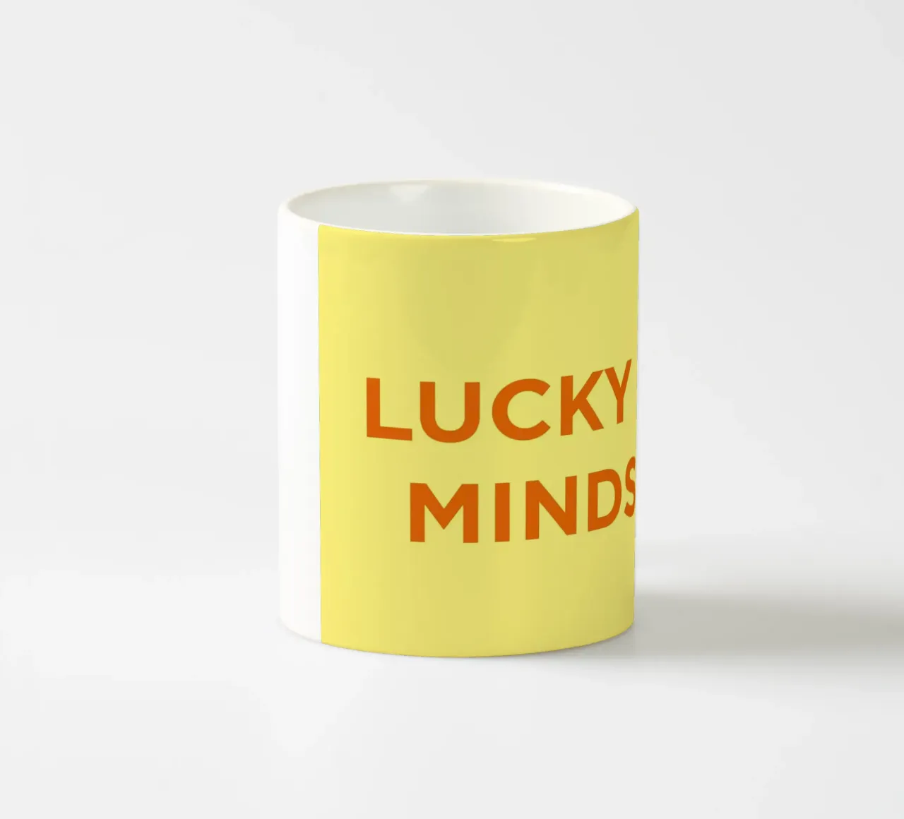 Lucky is a mindset. tazza in ceramica da Art Fart