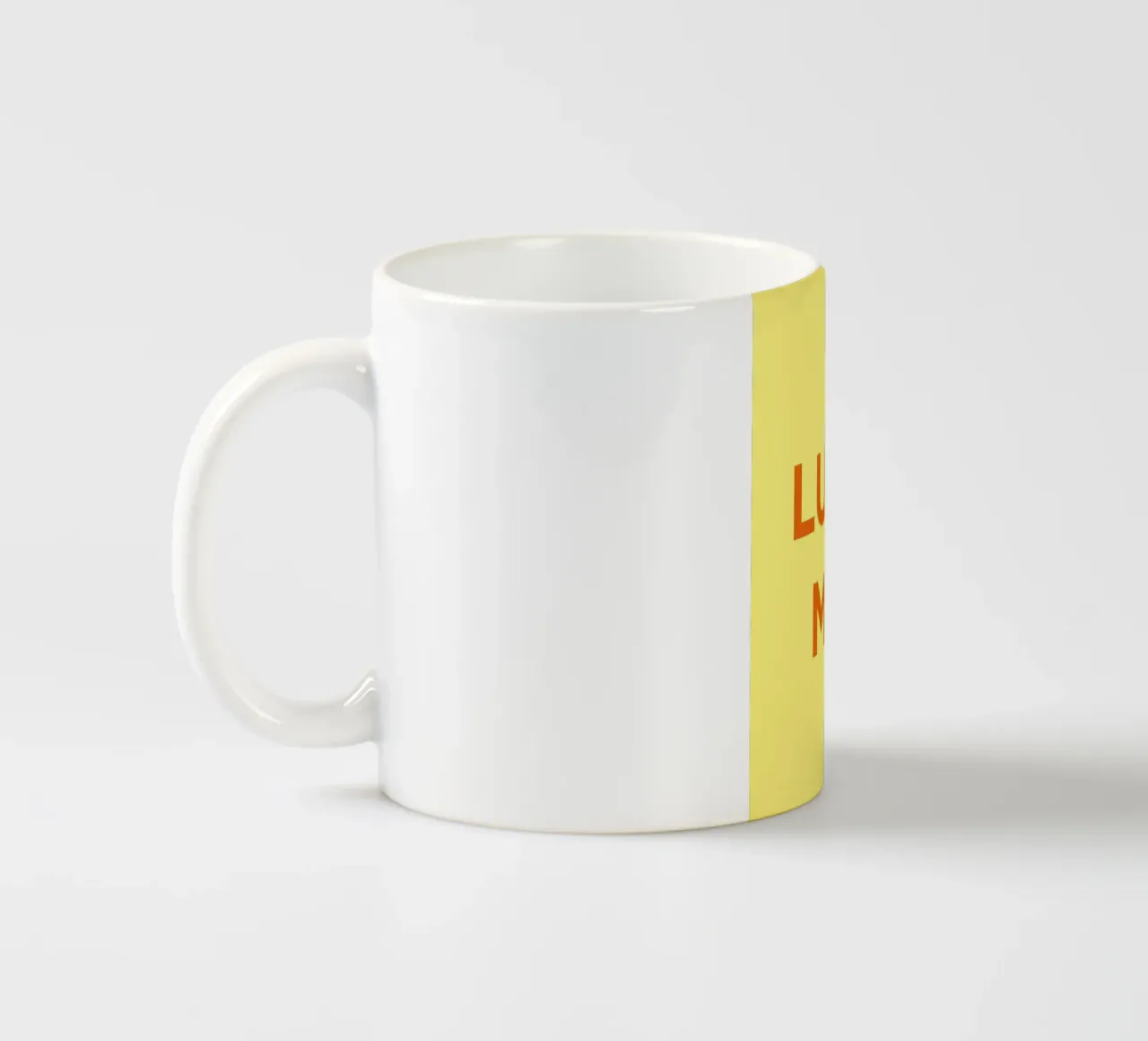 Lucky is a mindset. tazza in ceramica da Art Fart