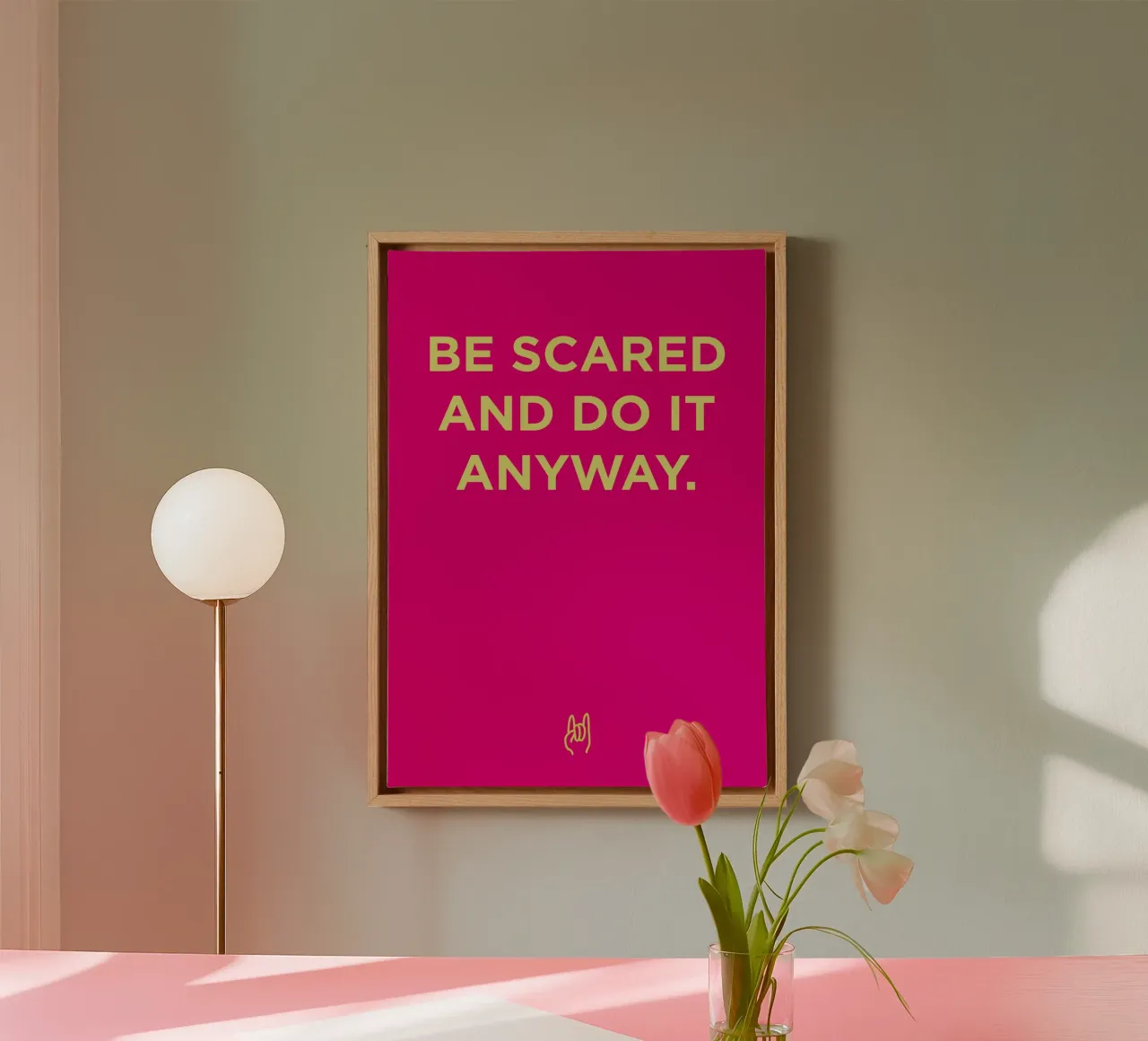 Do it anyway. tela da Art Fart