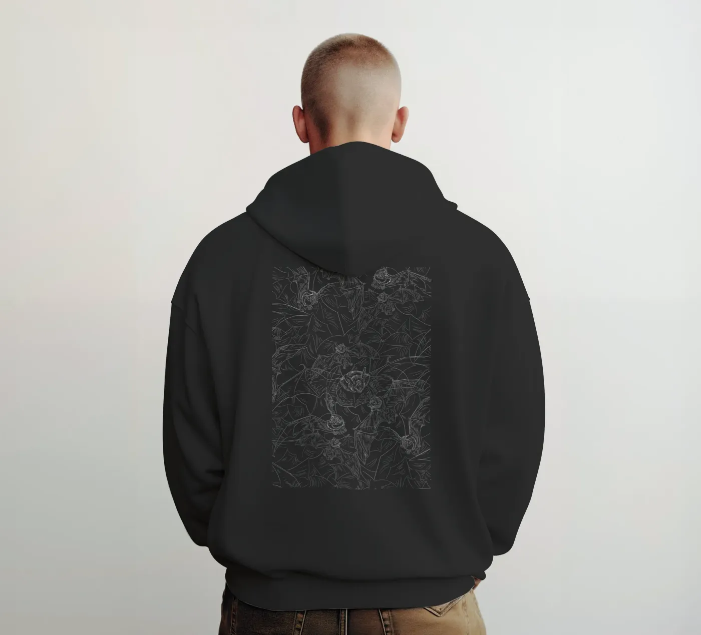 Bat Attack hoodie by 7115