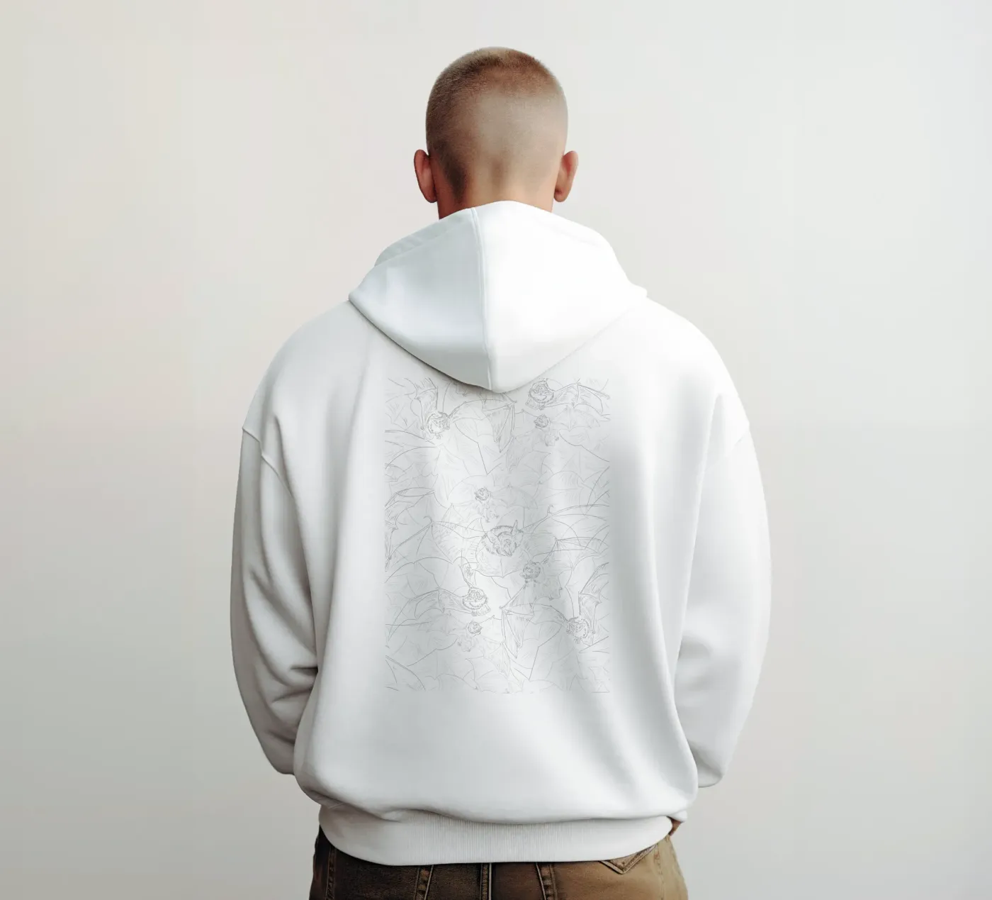 Bat Attack hoodie by 7115