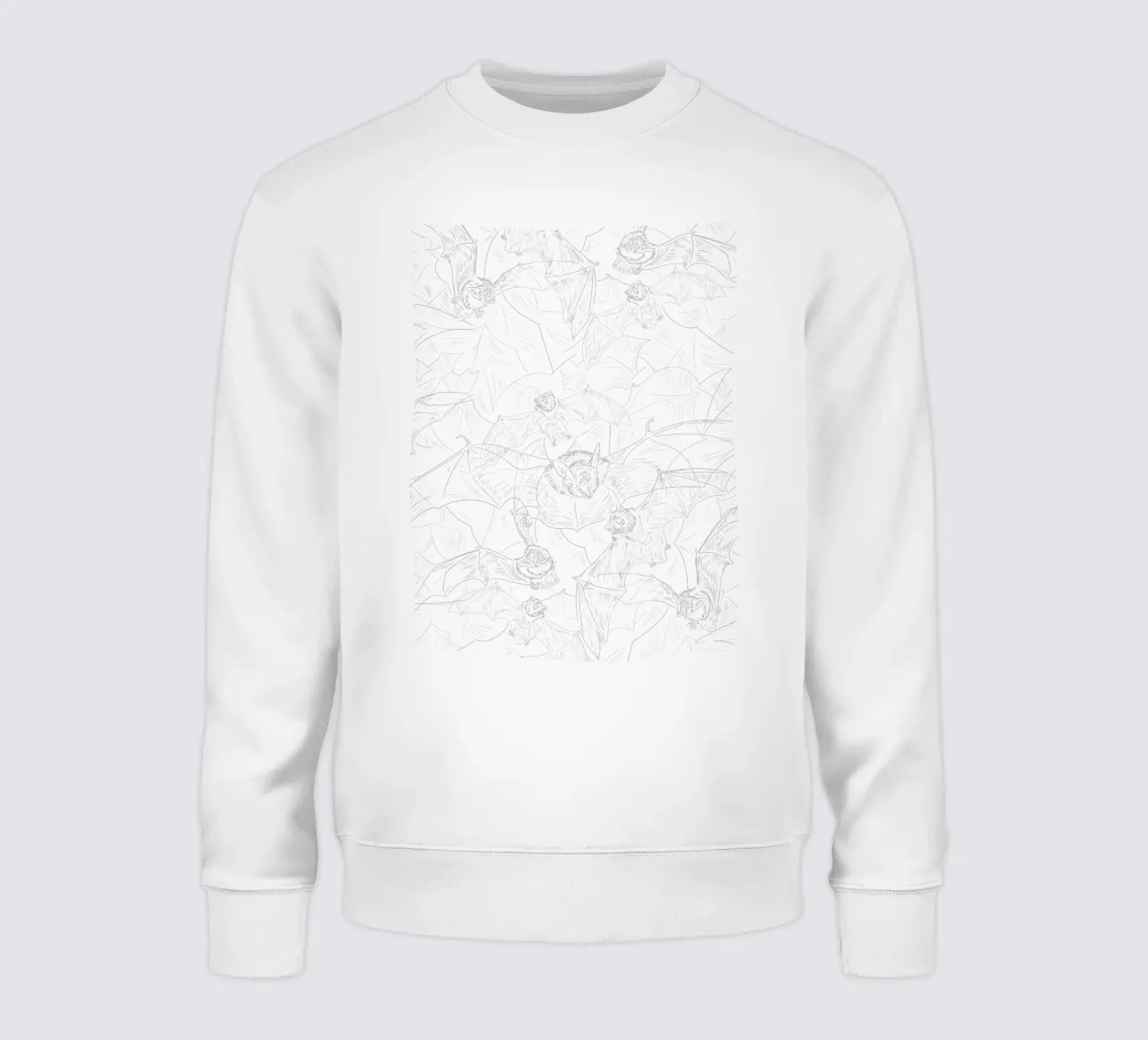 Bat Attack felpa da 7115