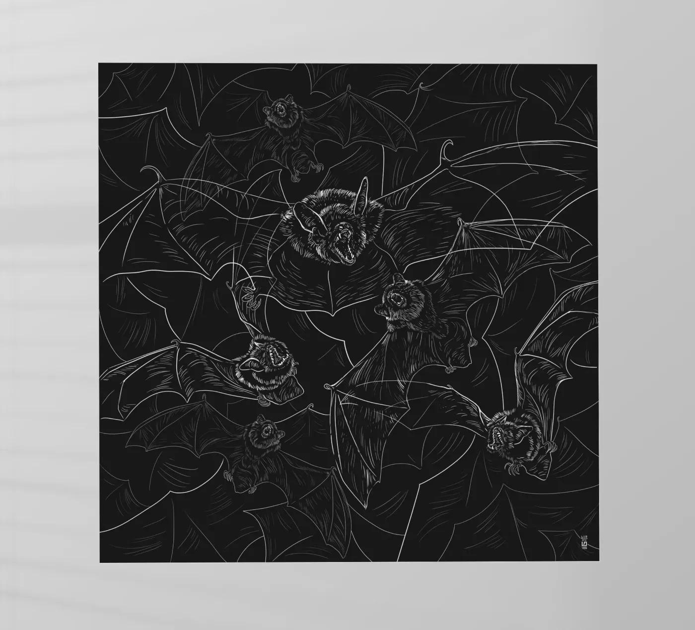 Bat Attack backlit folie van 7115