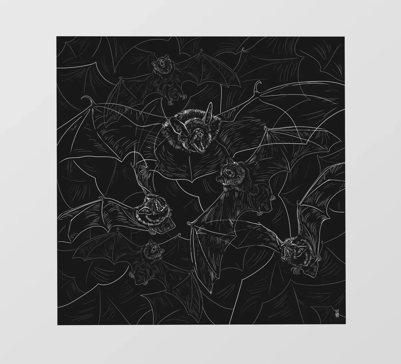 Bat Attack backlit folie van 7115