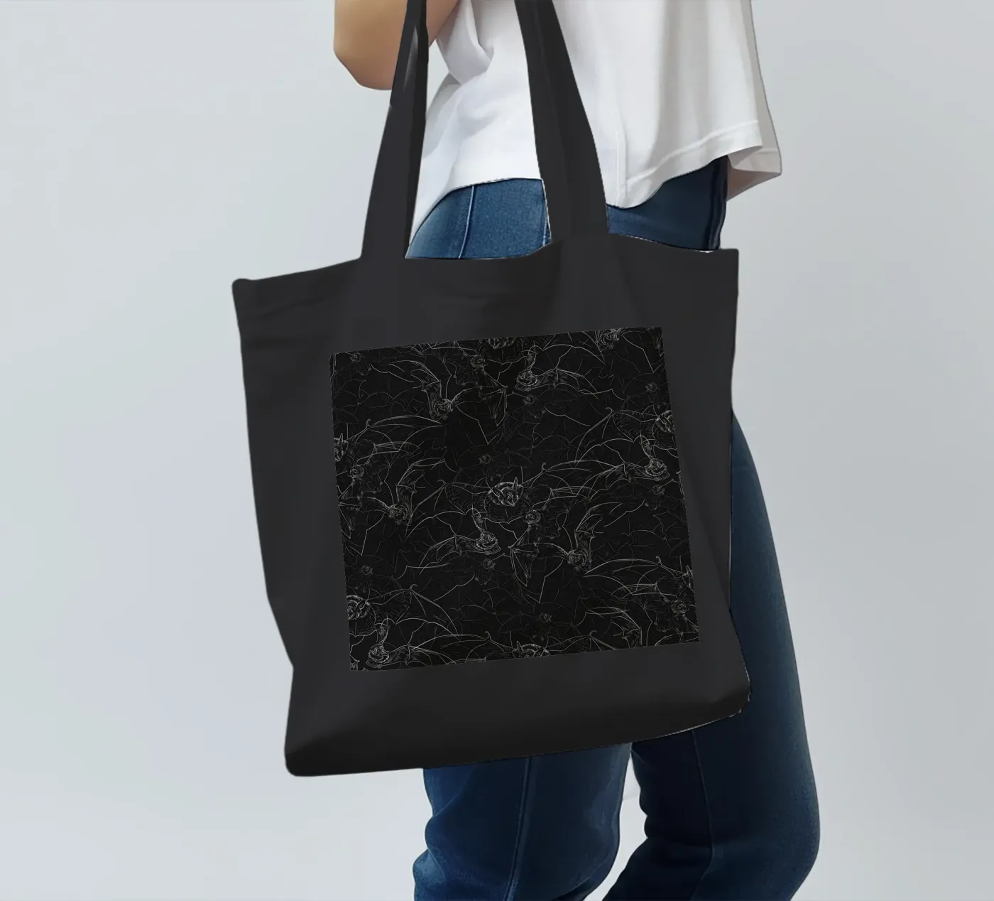 Bat Attack tote bag by 7115
