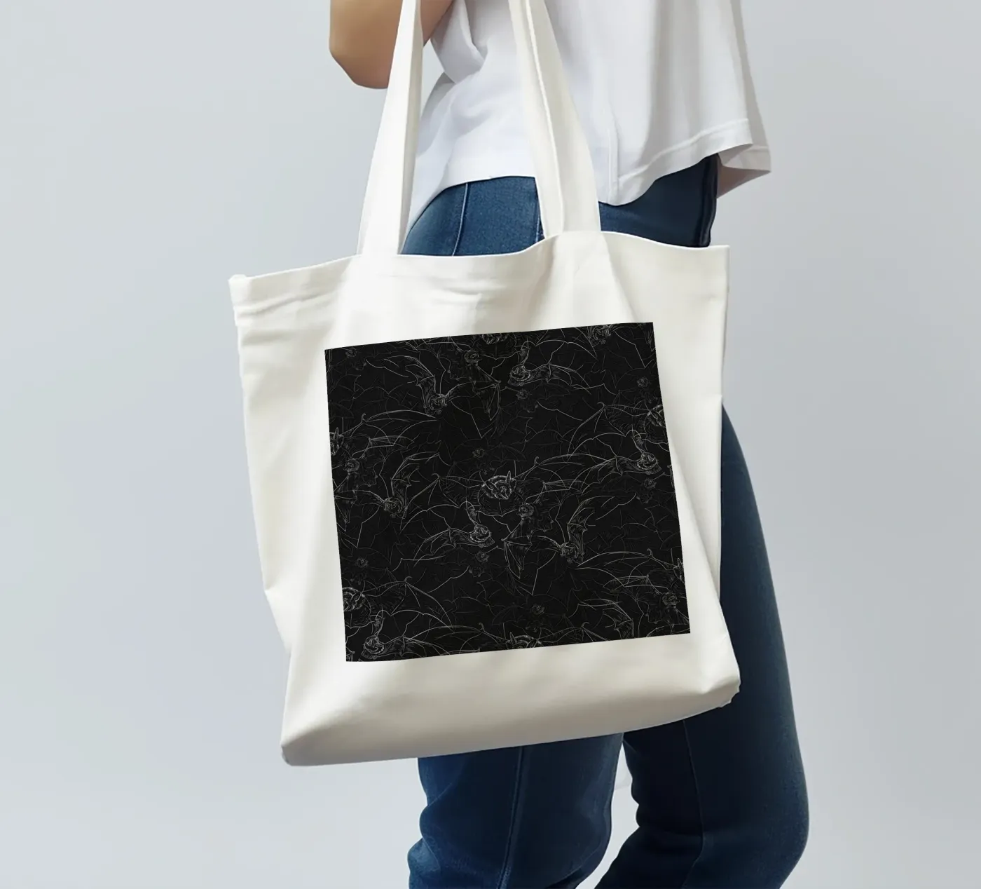 Bat Attack tote bag by 7115