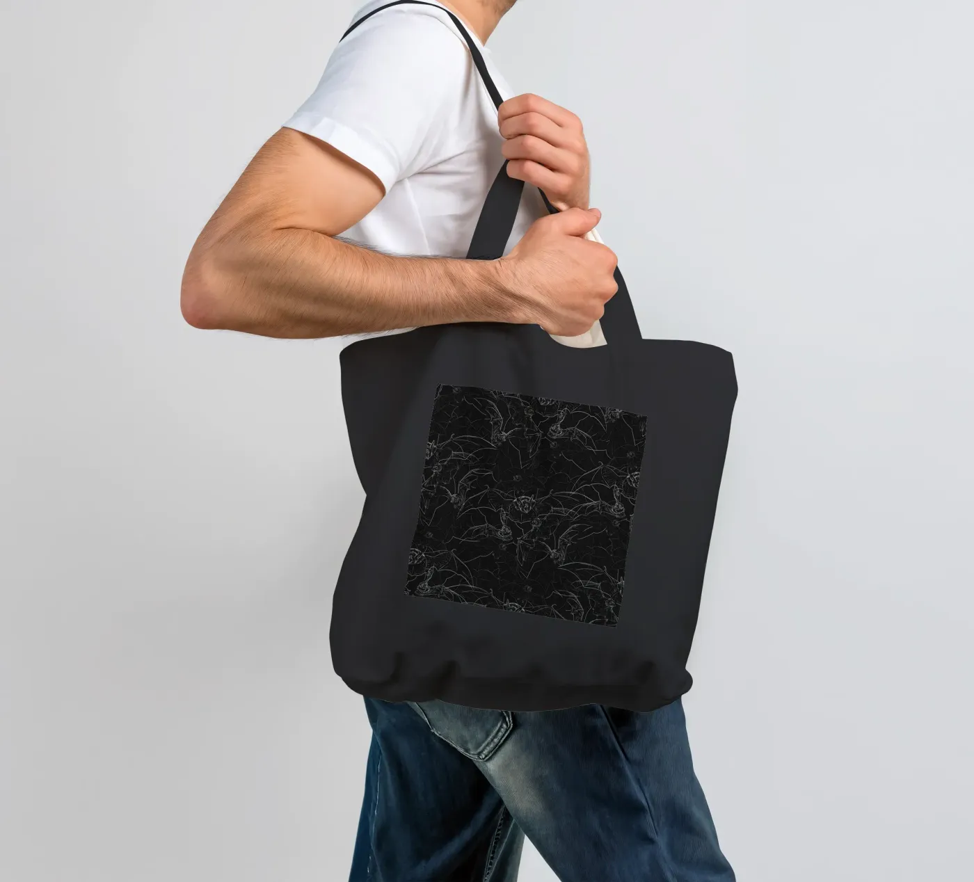 Bat Attack tote bag by 7115
