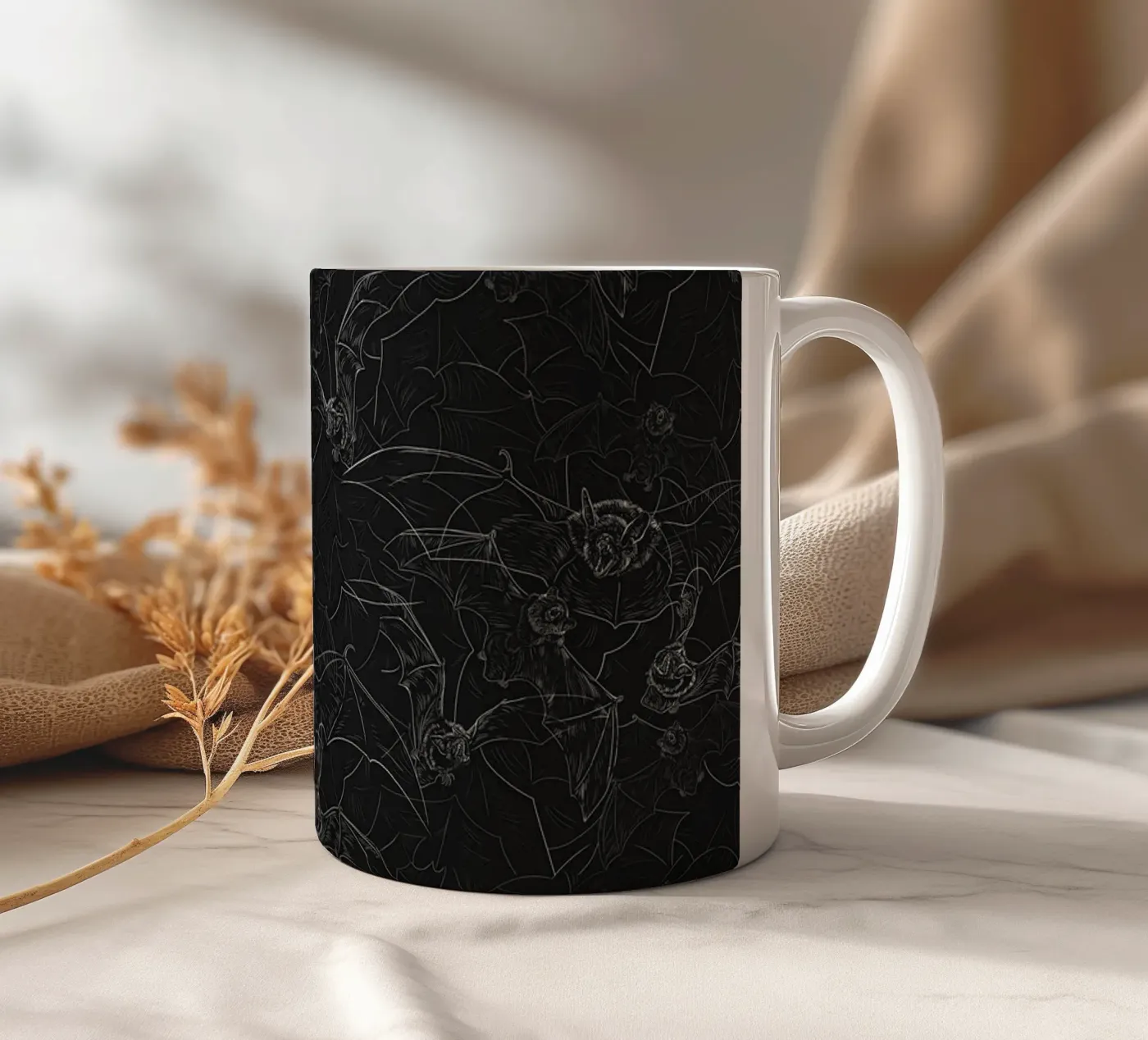 Bat Attack ceramic mug by 7115