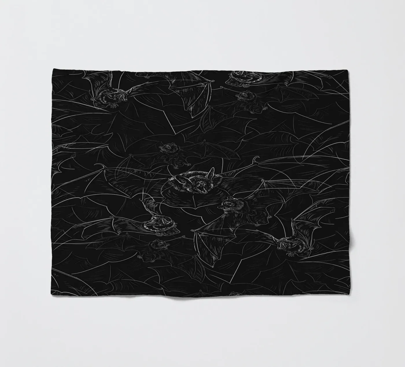 Bat Attack fleece blanket by 7115