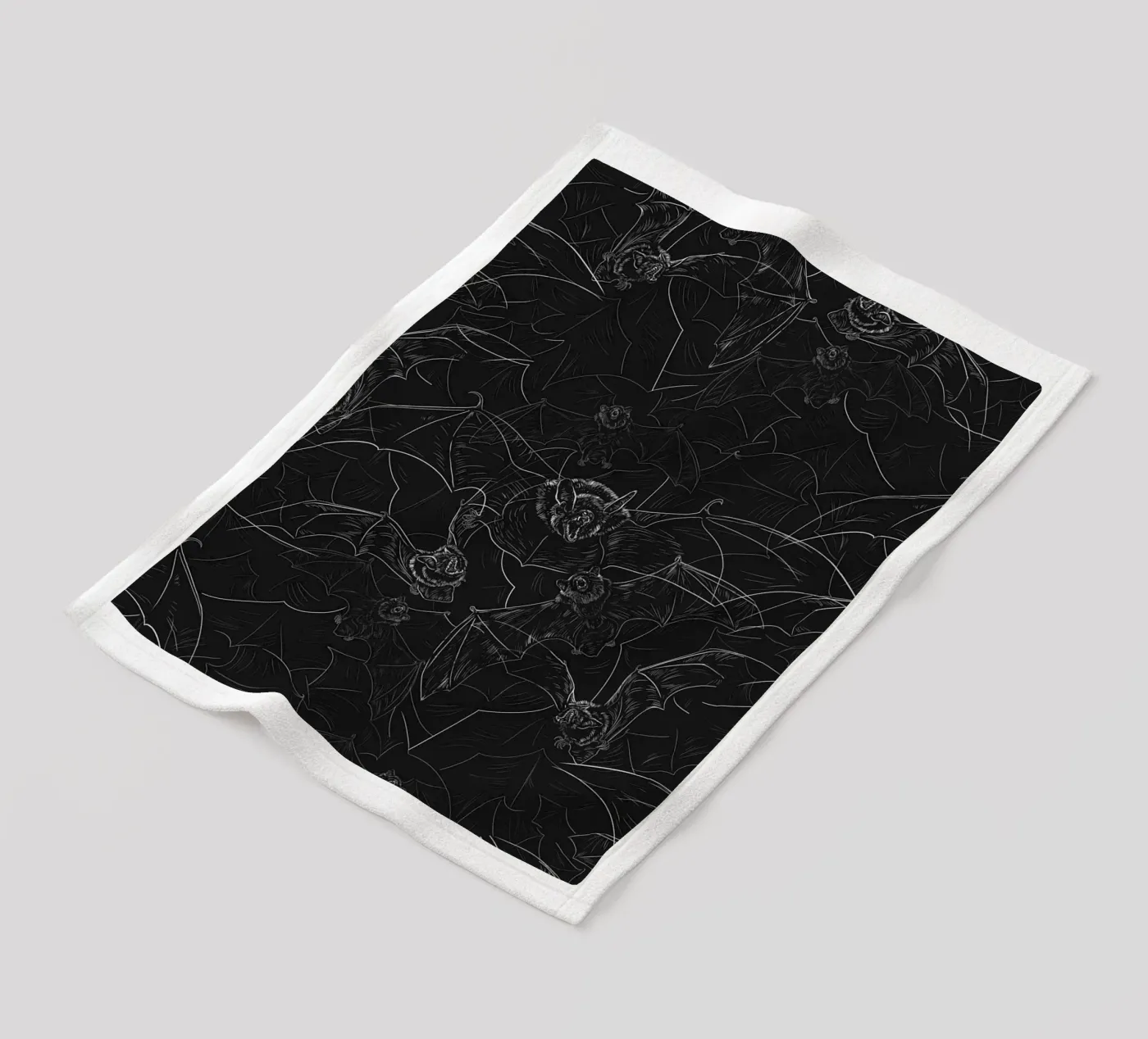 Bat Attack fleece blanket by 7115