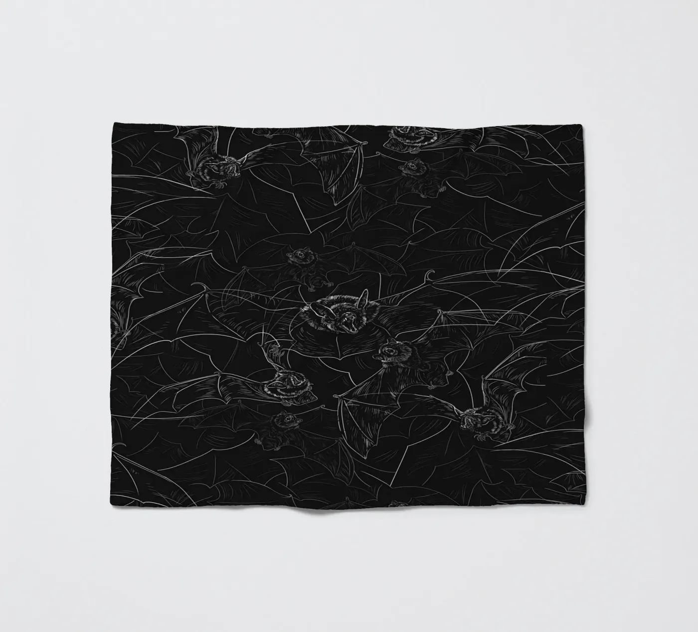 Bat Attack fleece blanket by 7115