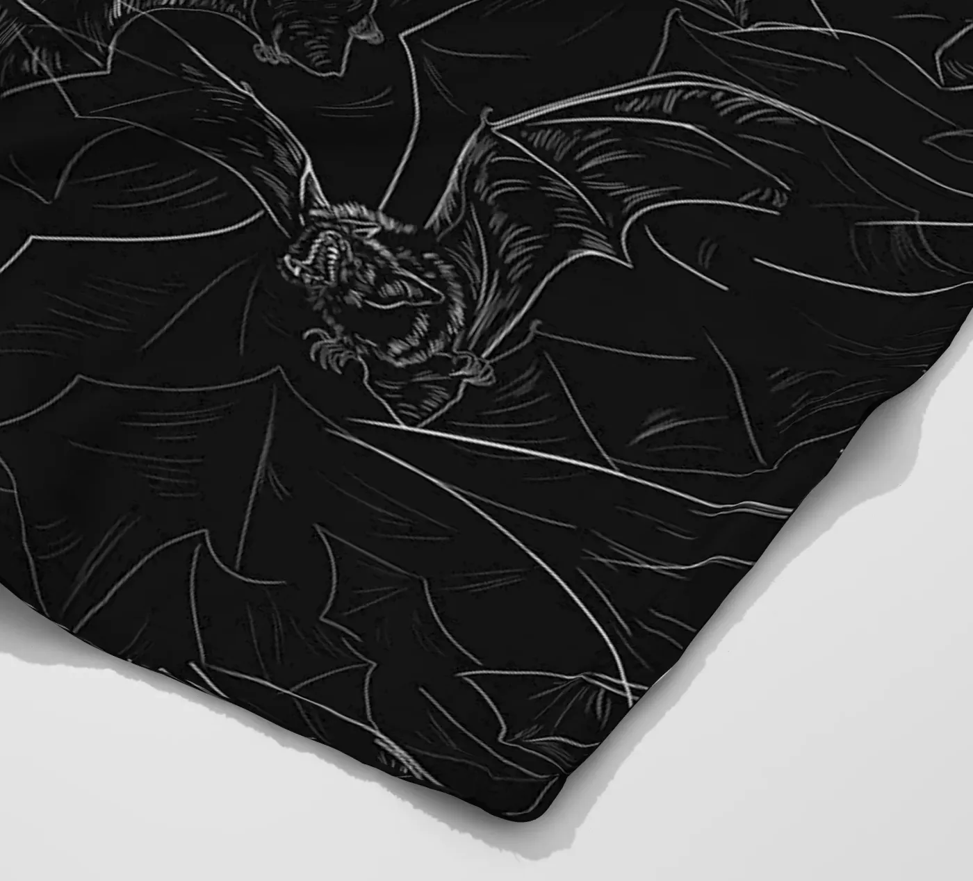 Bat Attack fleece blanket by 7115