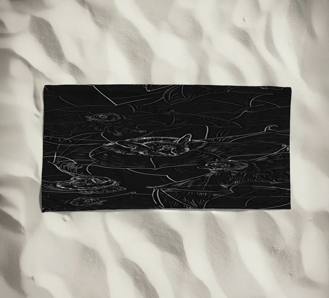 Bat Attack beach towel by 7115