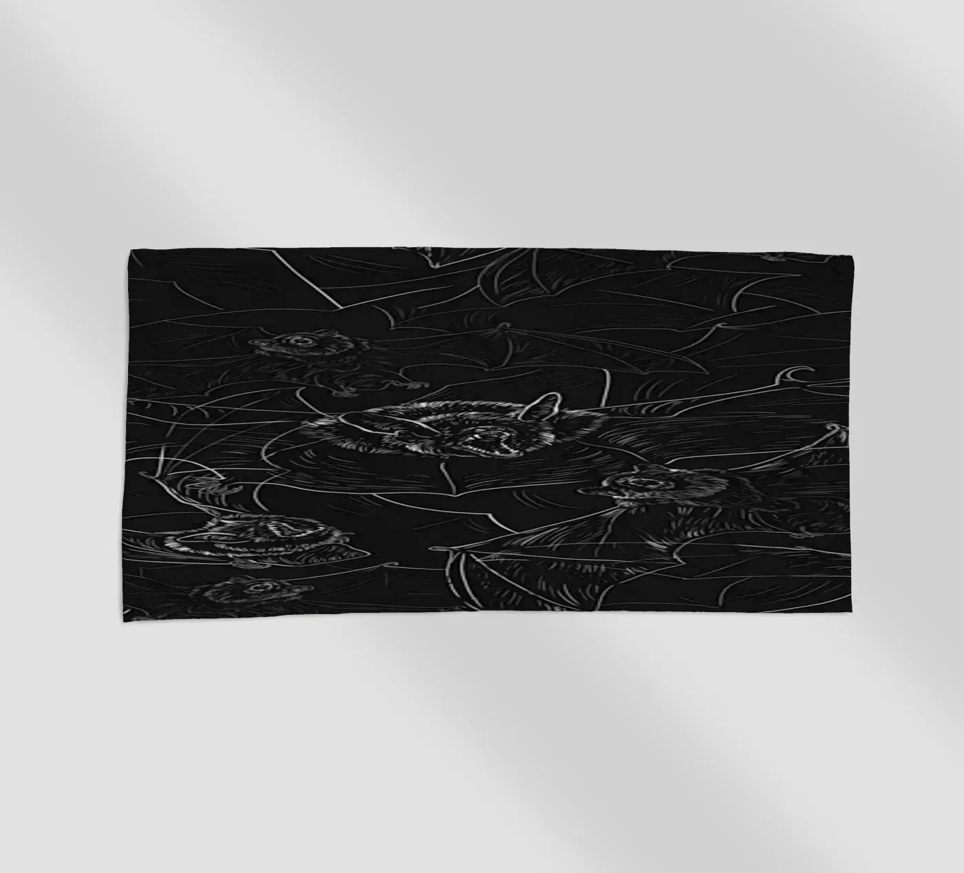 Bat Attack beach towel by 7115