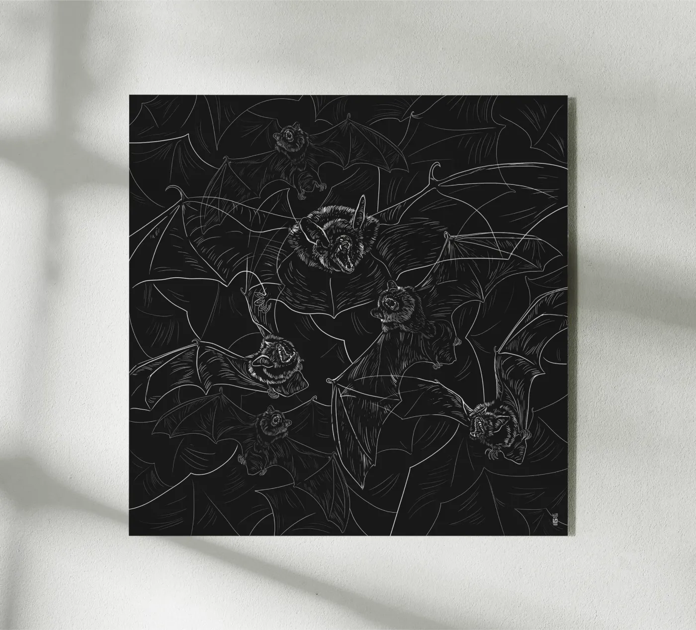 Bat Attack Acryl-Glas von 7115