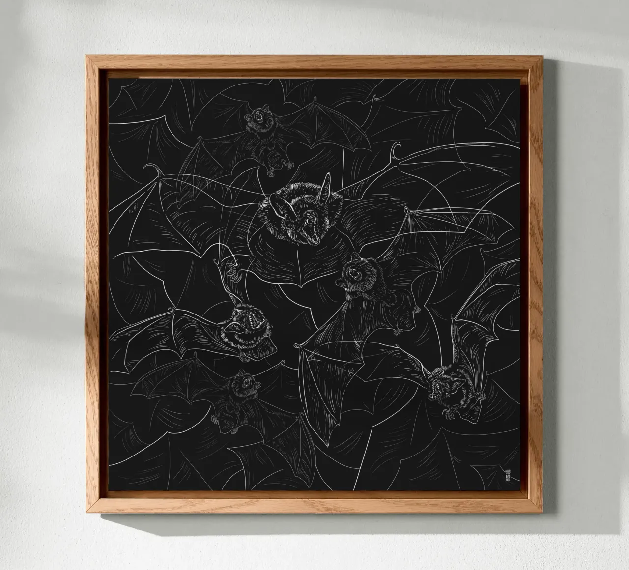 Bat Attack alluminio dibond da 7115