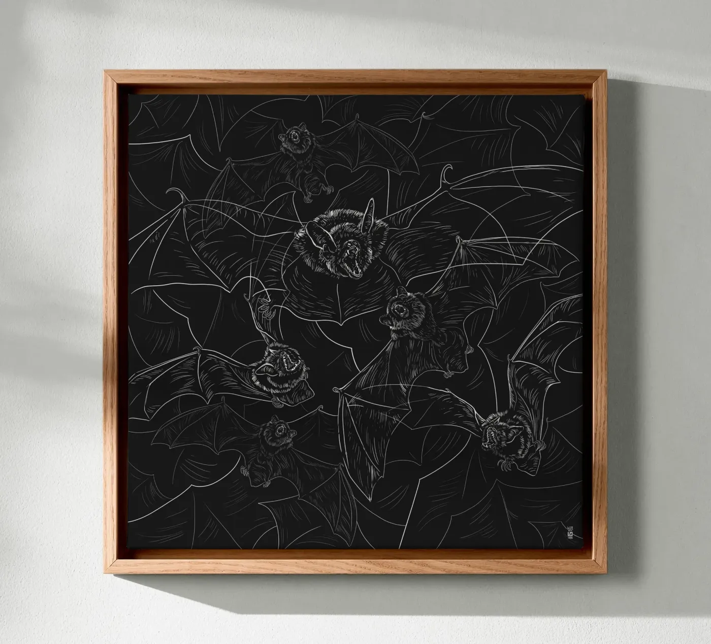 Bat Attack Leinwand von 7115