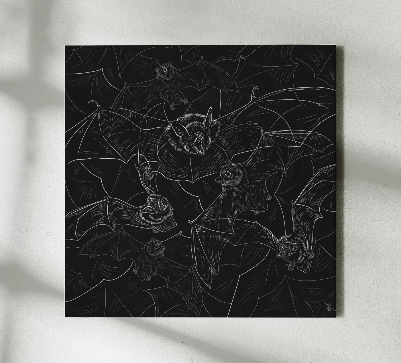 Bat Attack canvas van 7115