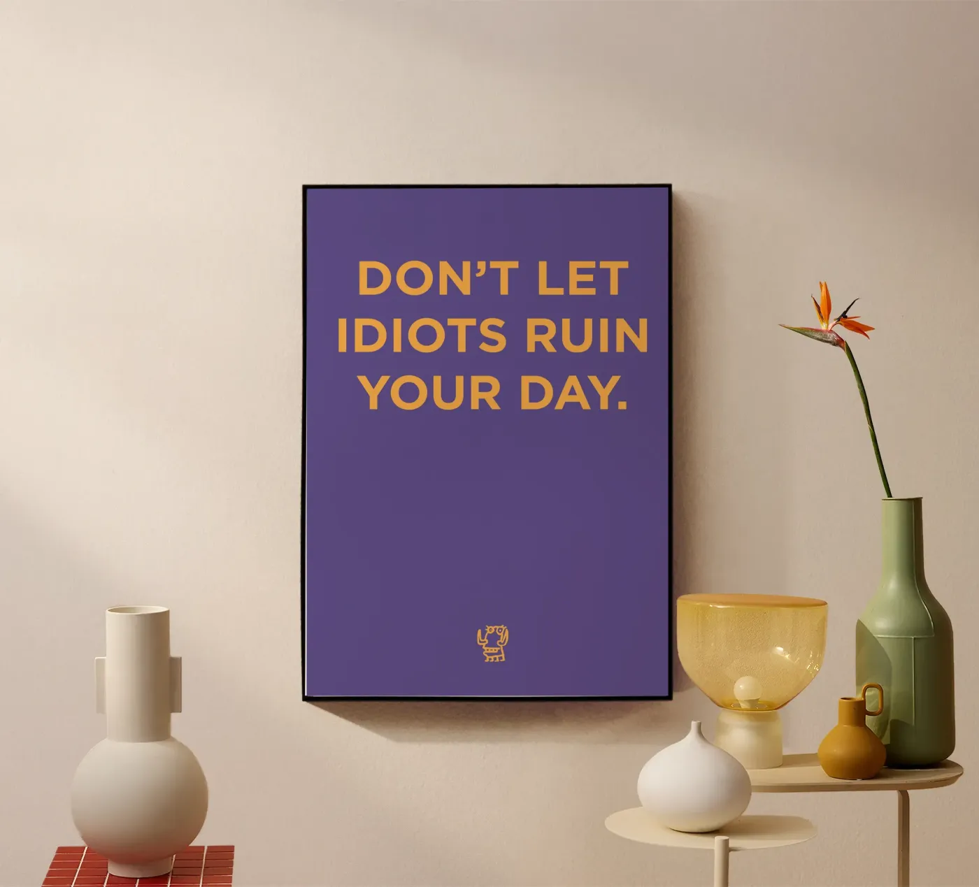 Idiots acryl van Art Fart