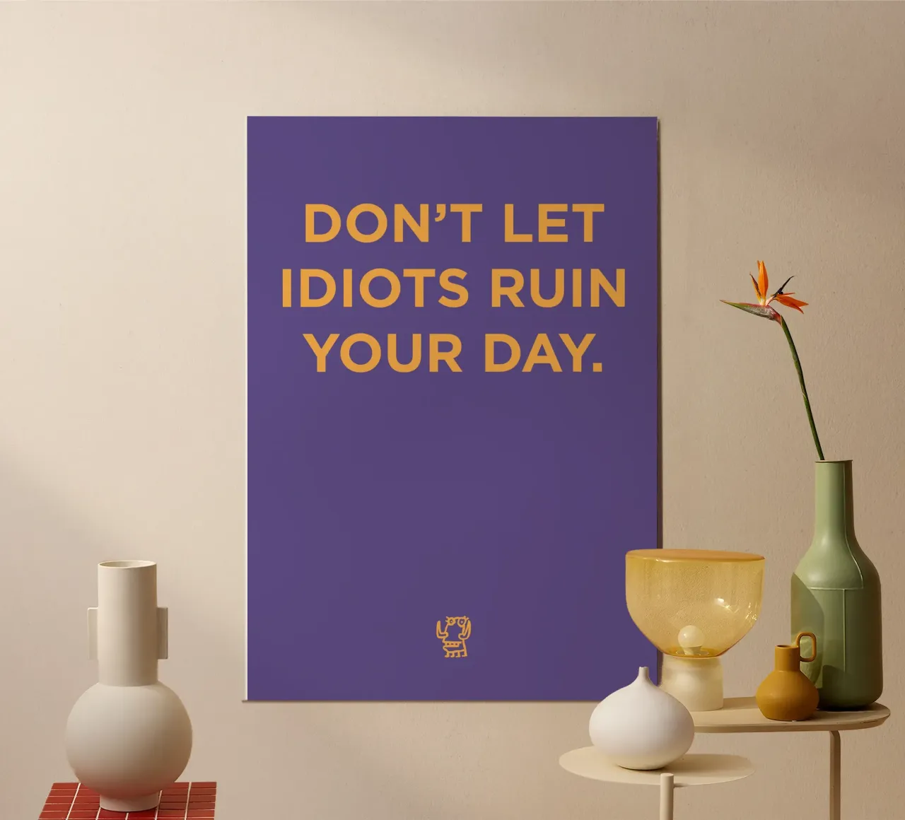 Idiots alluminio dibond da Art Fart