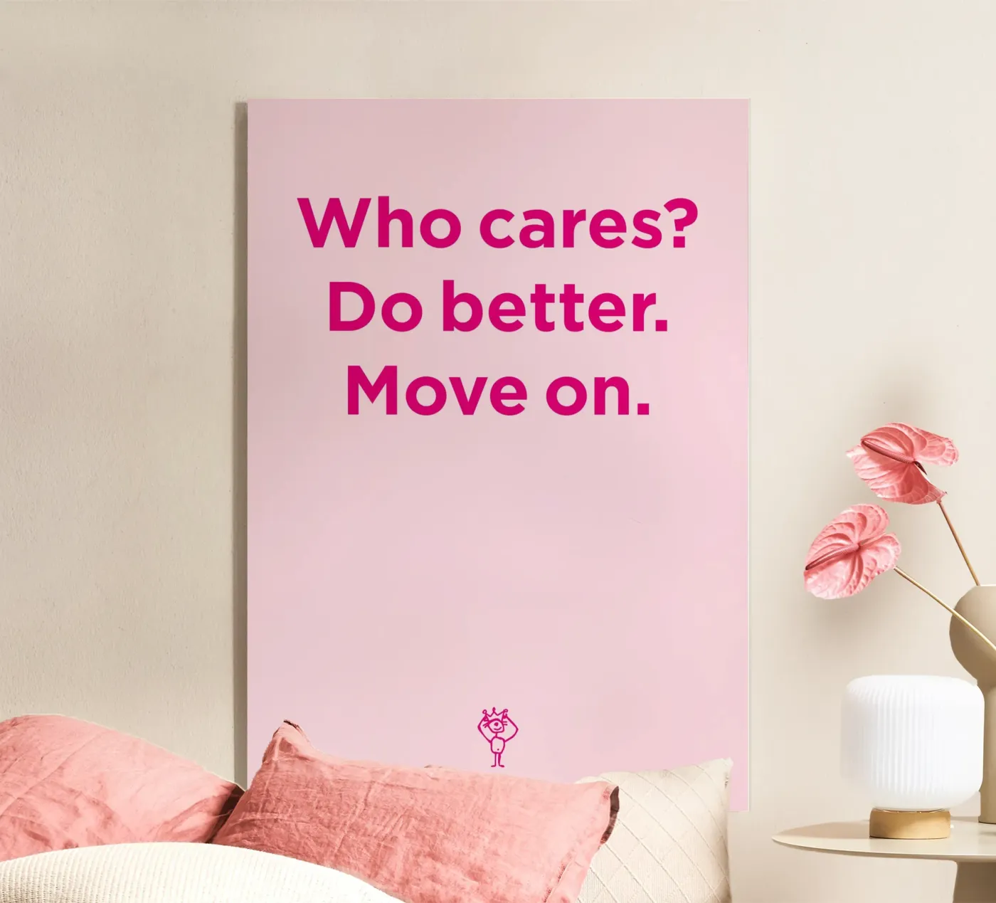 Move on. Acryl-Glas von Art Fart