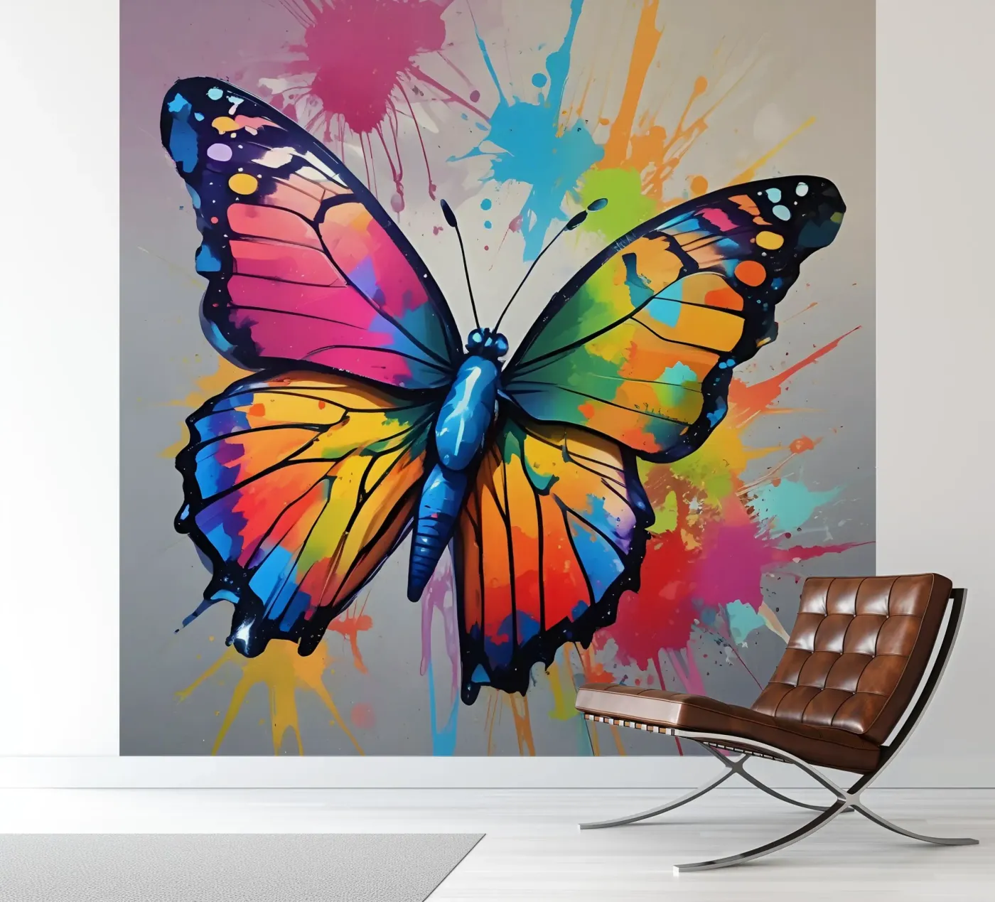 Papillon papier peint photo de MakArena