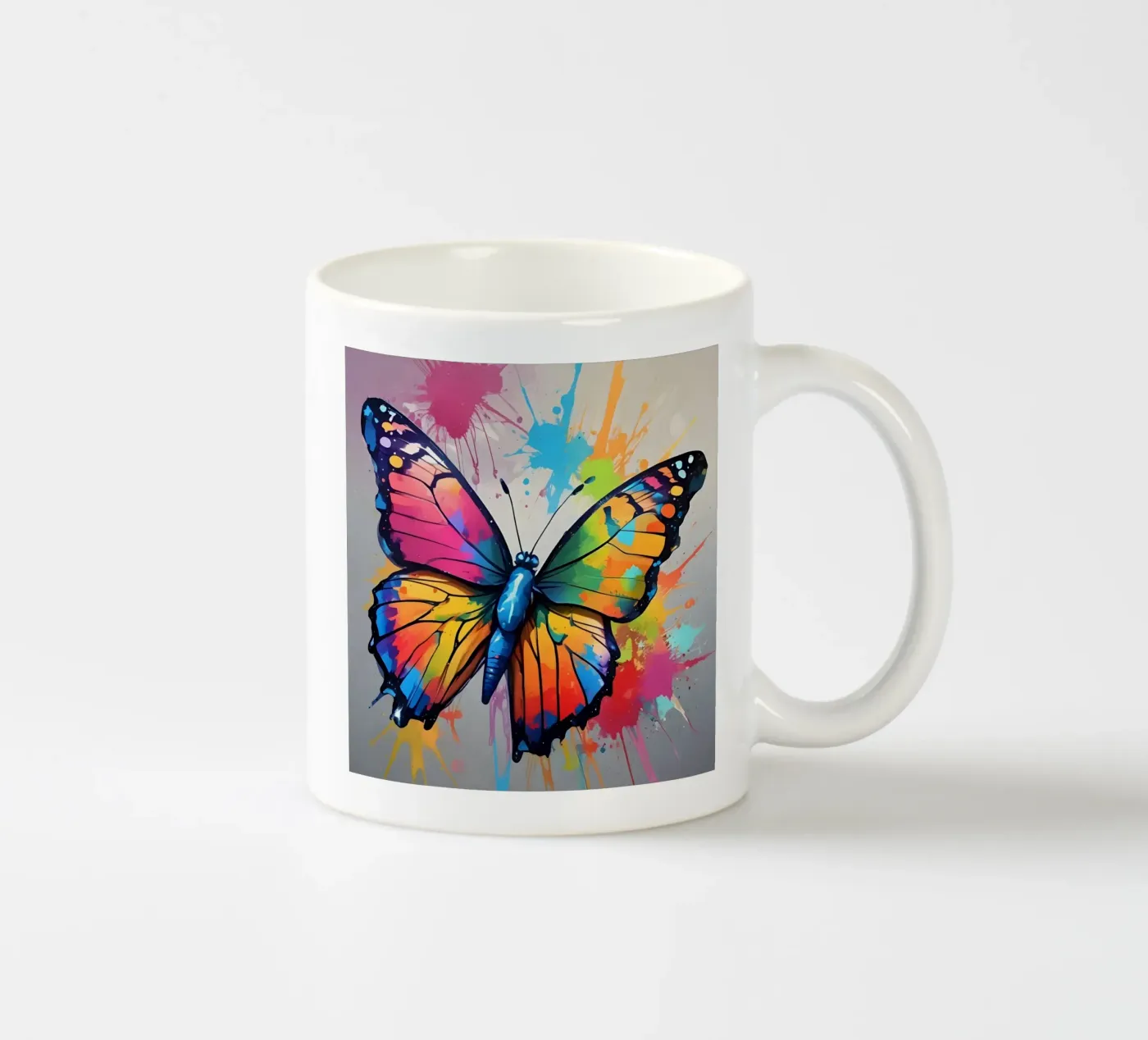 Butterfly ceramic mug by MakArena