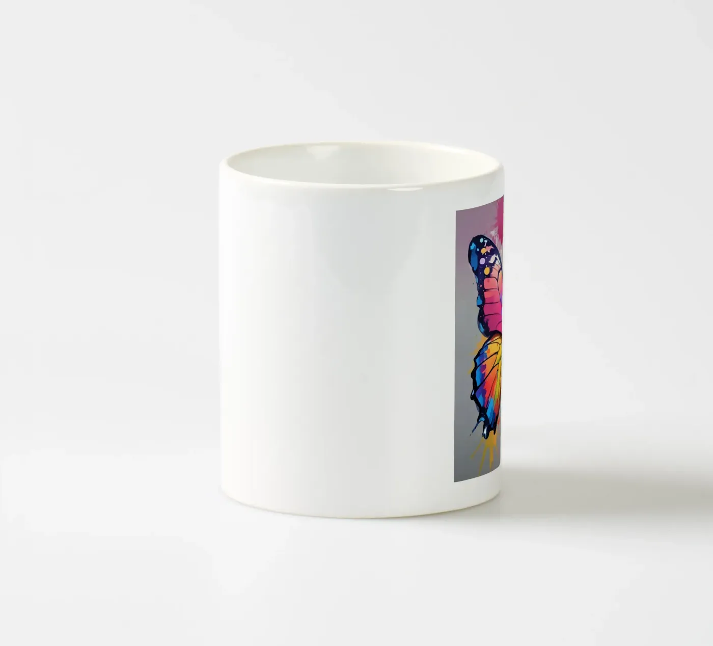 Butterfly ceramic mug by MakArena
