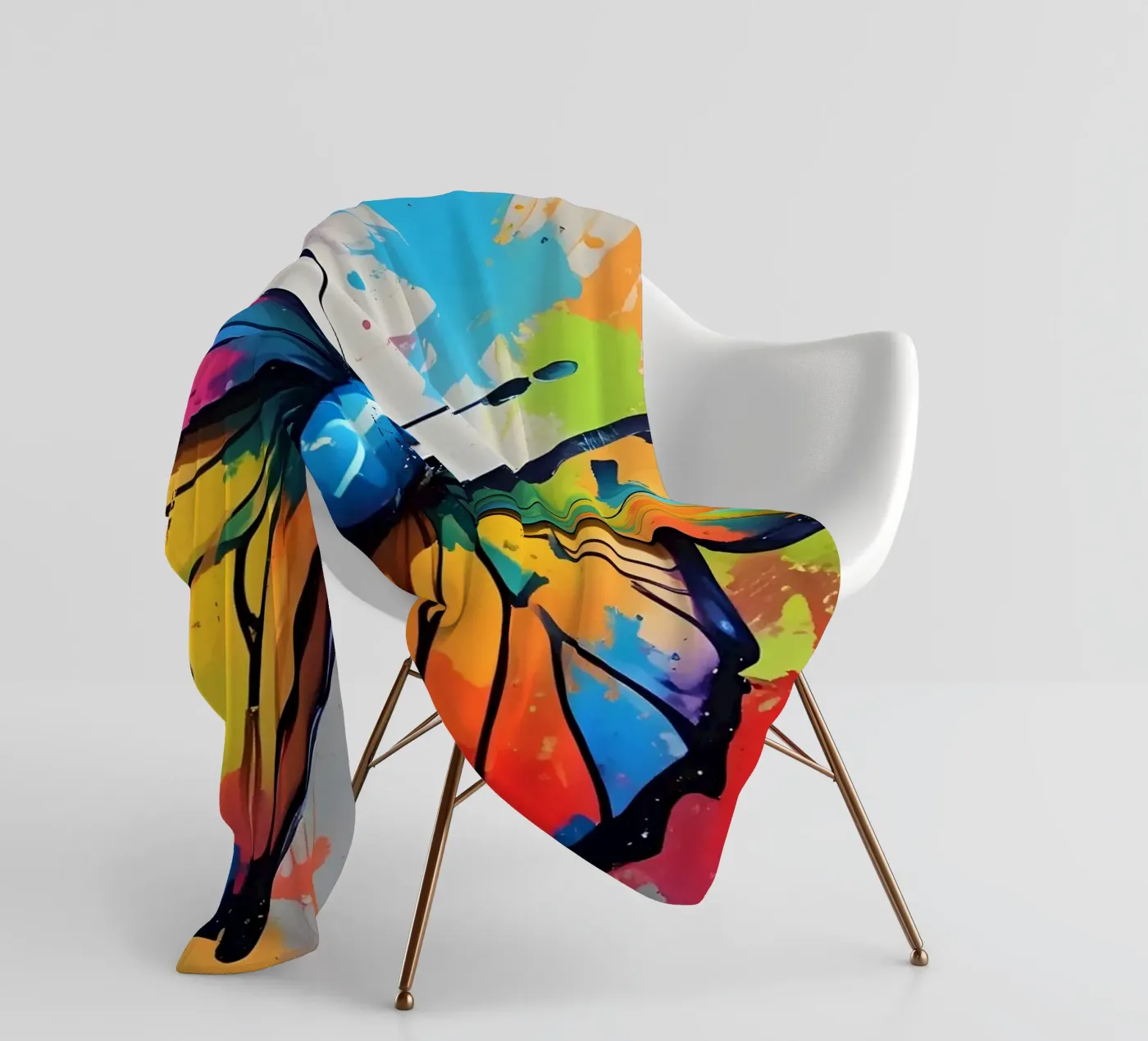 Vlinder fleecedeken van MakArena