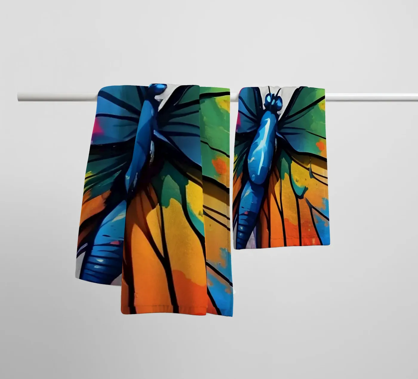 Butterfly badhanddoek van MakArena