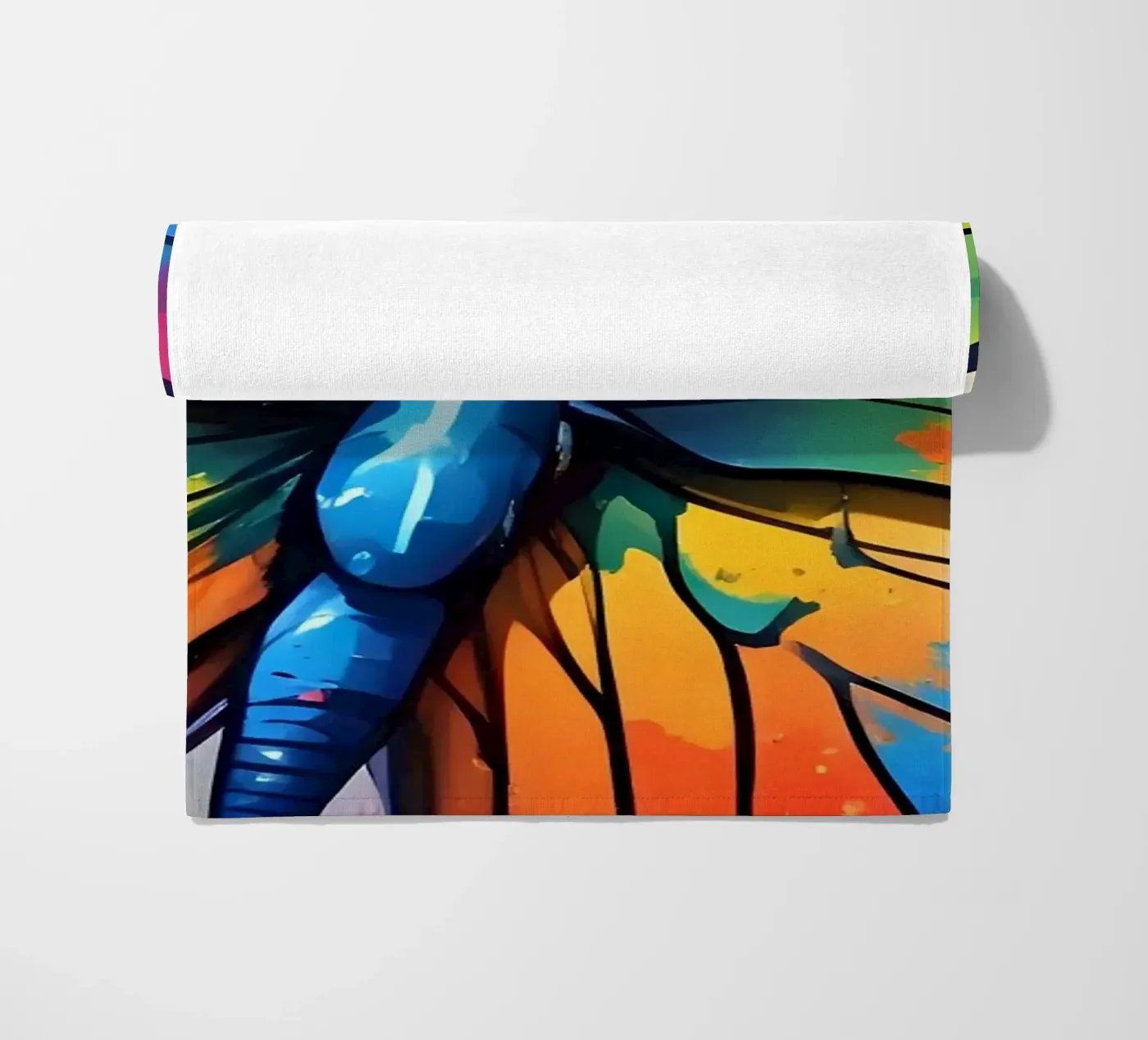 Butterfly beach towel by MakArena