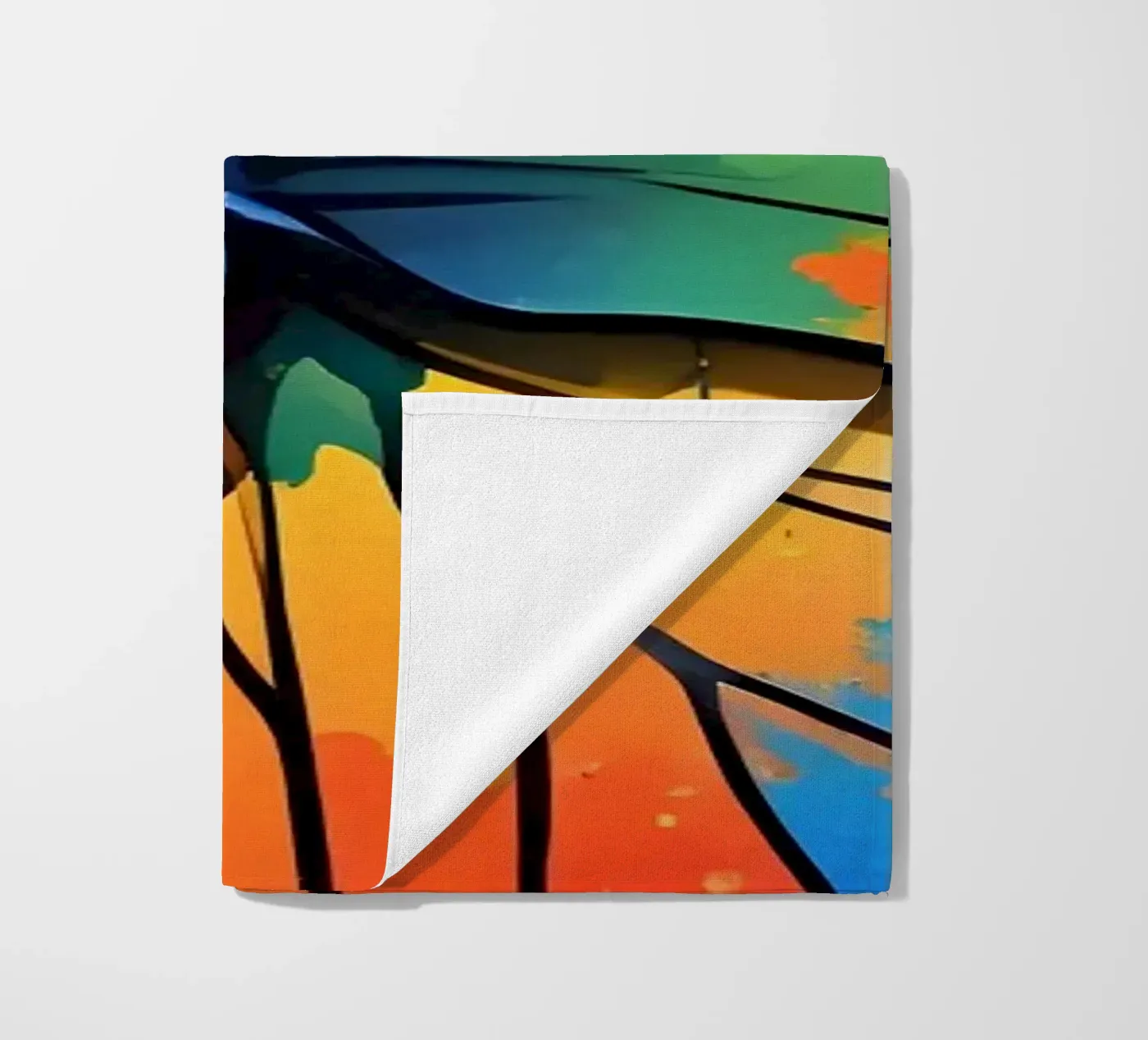 Butterfly beach towel by MakArena