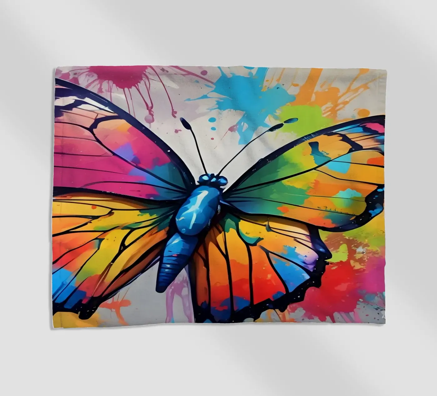 Butterfly beach towel by MakArena