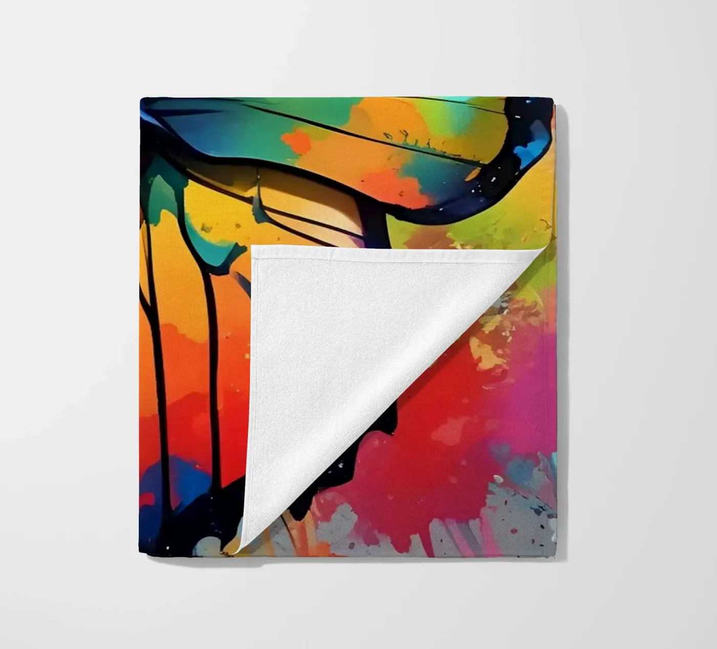 Butterfly beach towel by MakArena