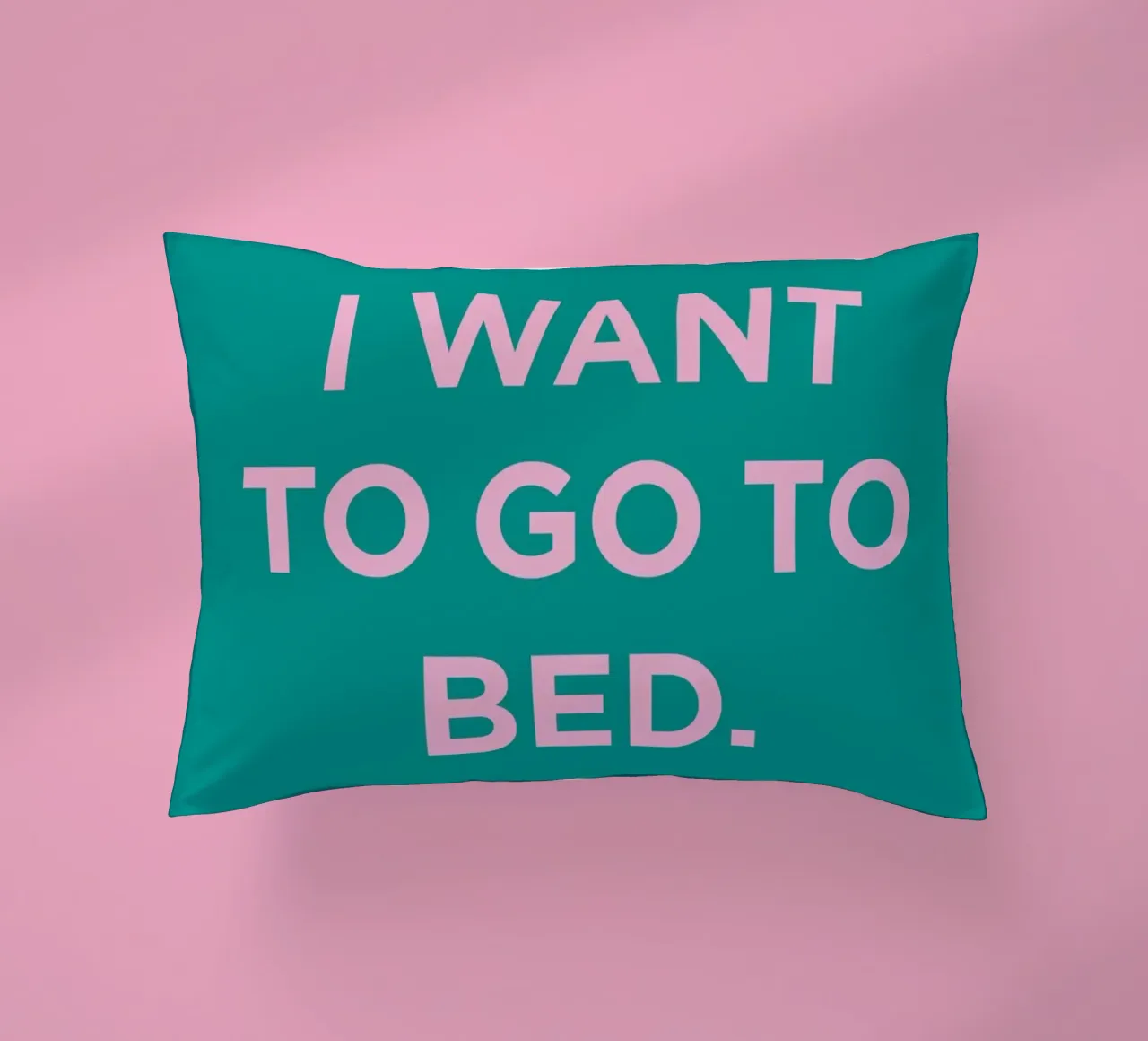 I want to go to bed. cuscino da Art Fart