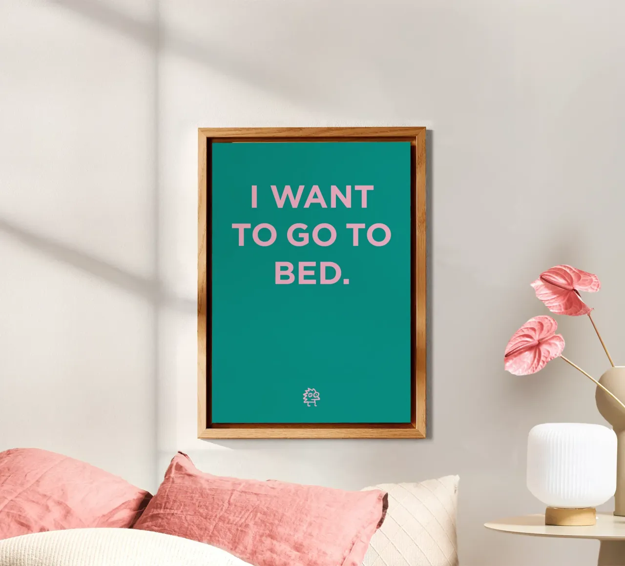I want to go to bed. alluminio dibond da Art Fart