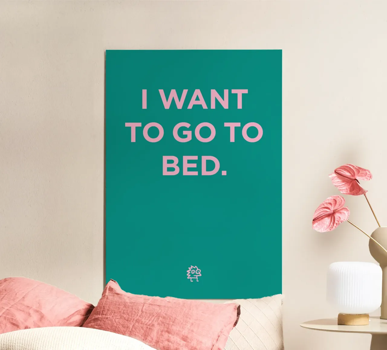 I want to go to bed. alluminio dibond da Art Fart