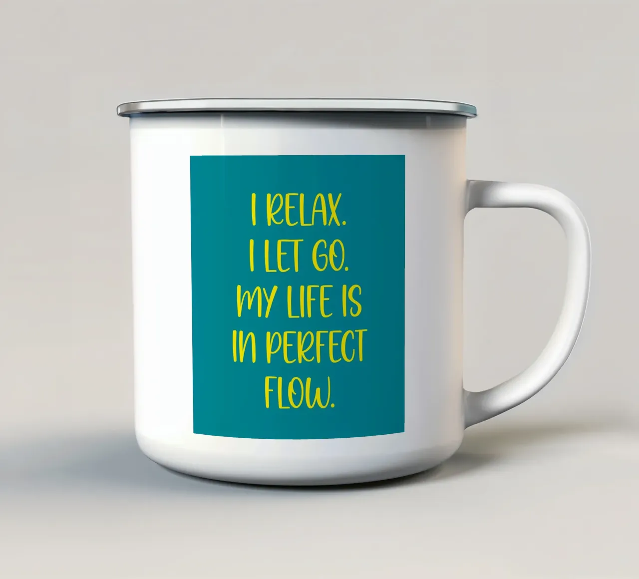 Perfect flow tazza in smalto da Art Fart