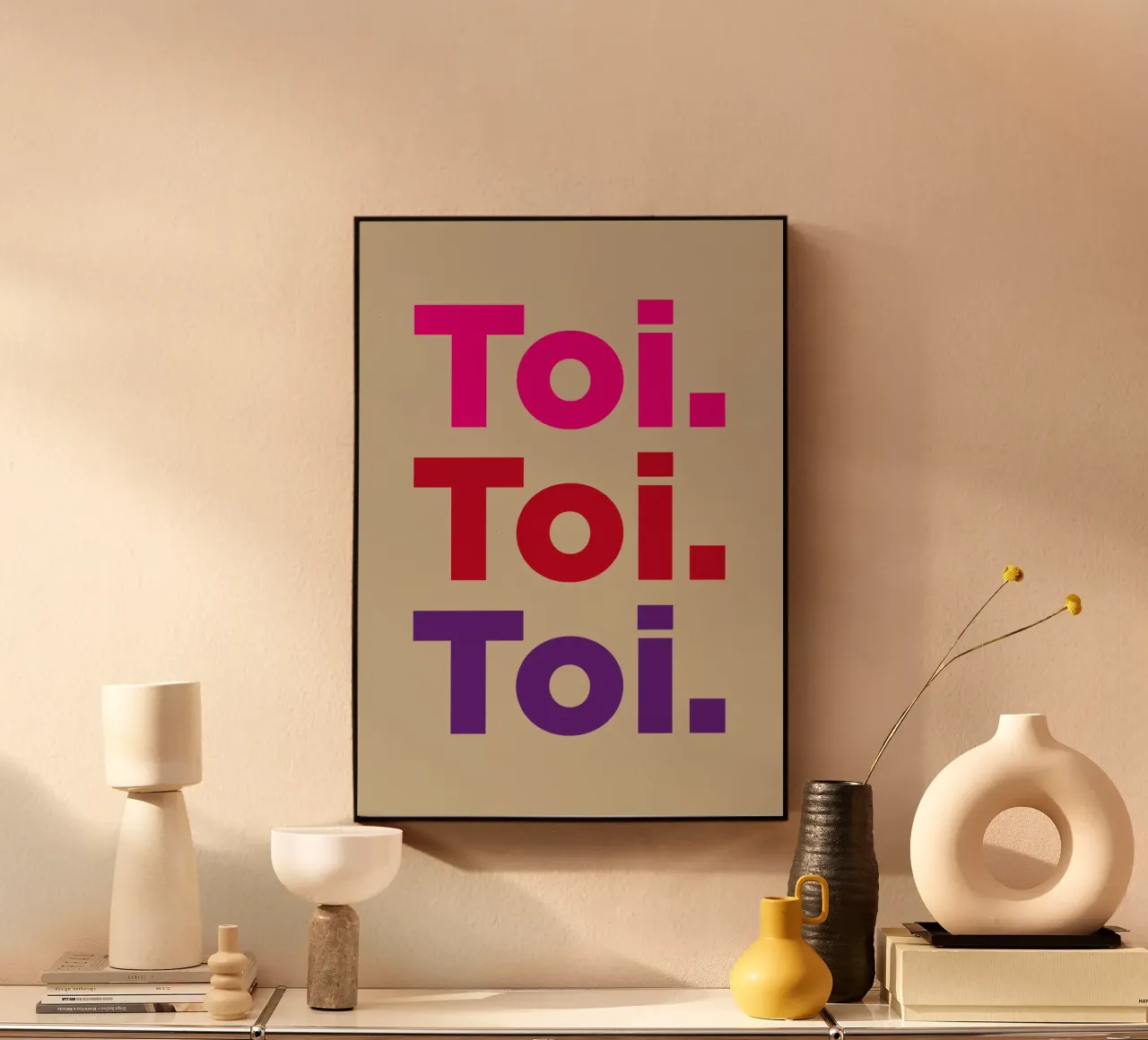 Toi. Toi. Toi. plexiglass da Art Fart