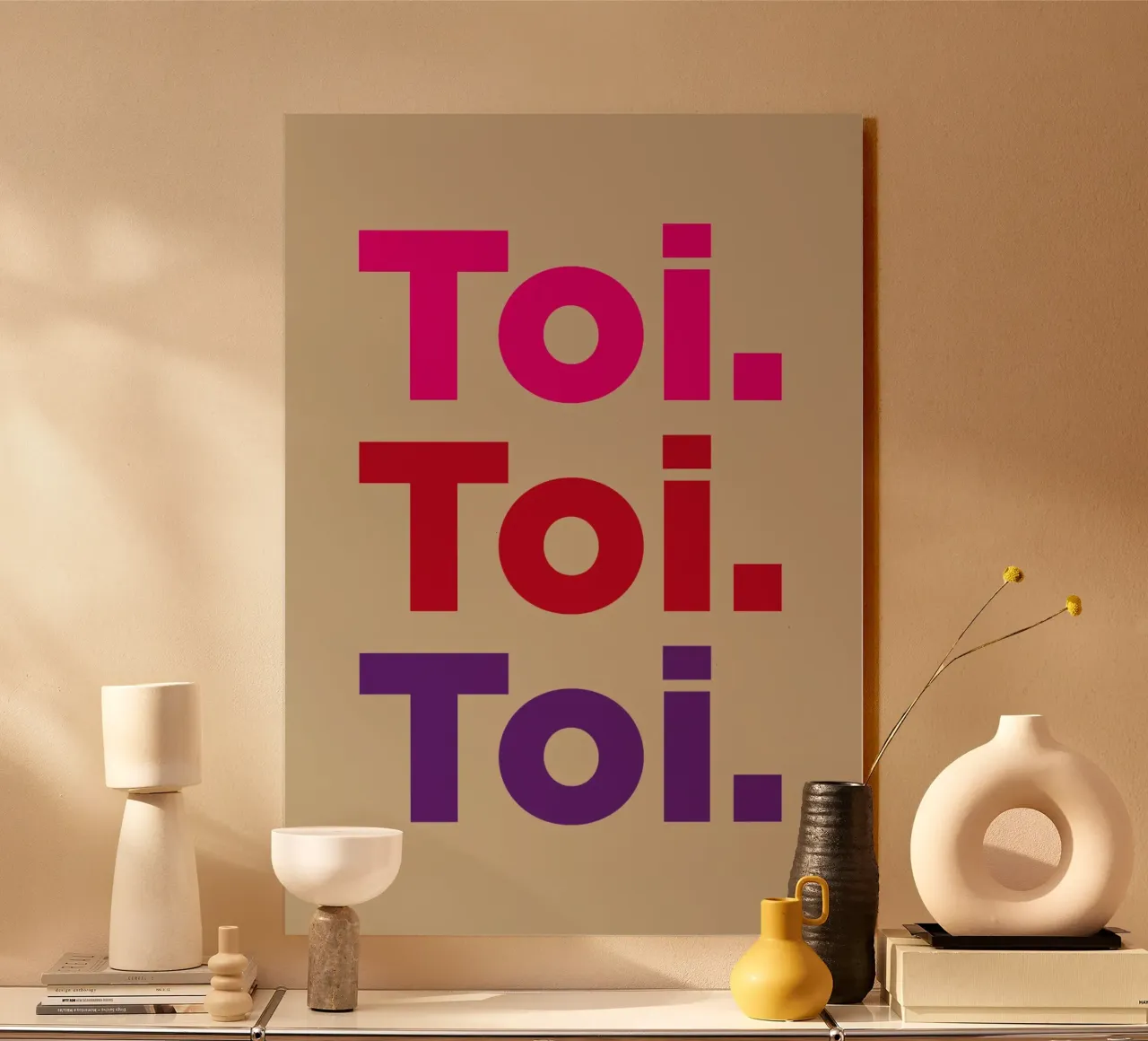 Toi. Toi. Toi. plexiglass da Art Fart