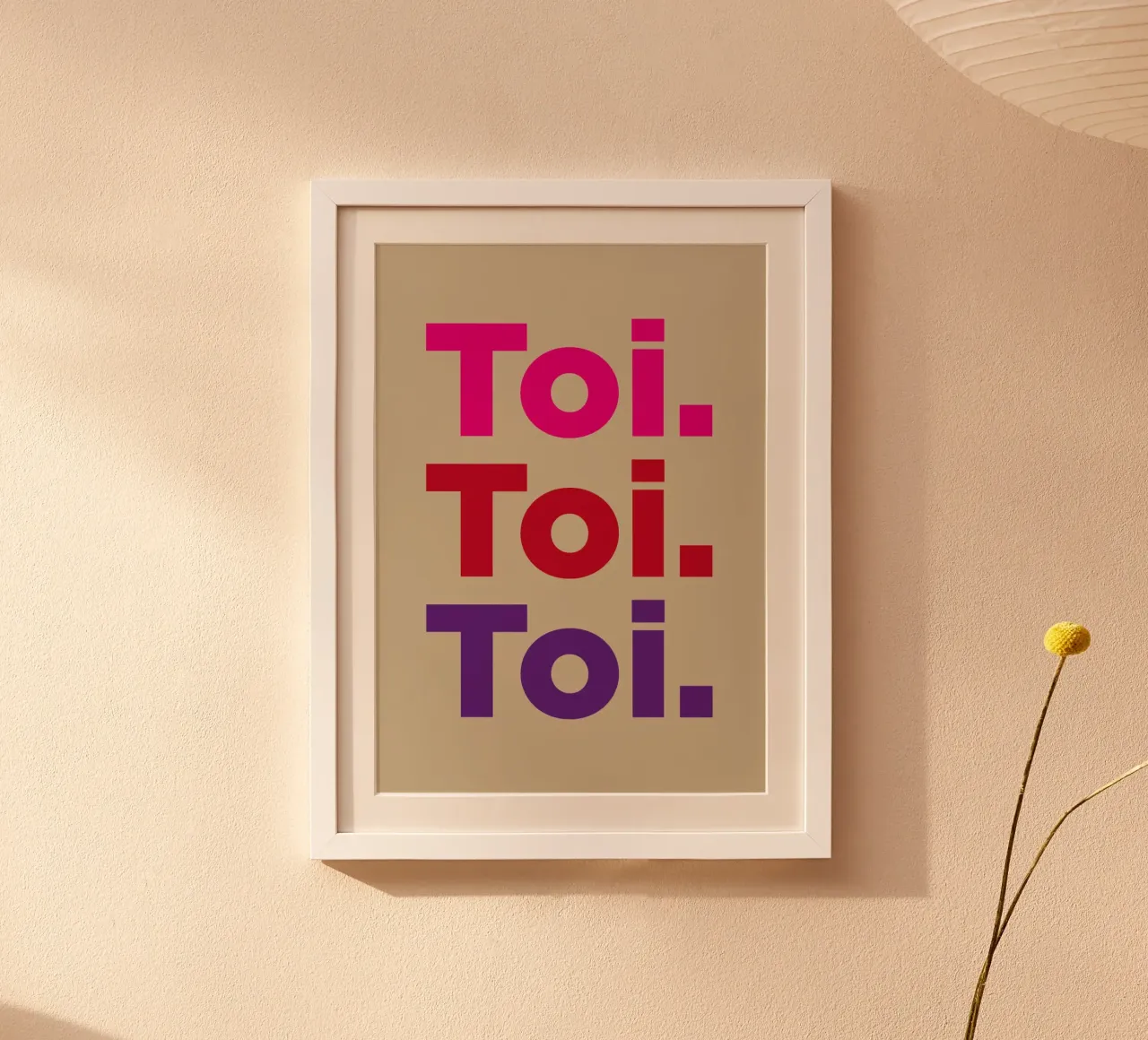 Toi. Toi. Toi. carta hahnemühle da Art Fart