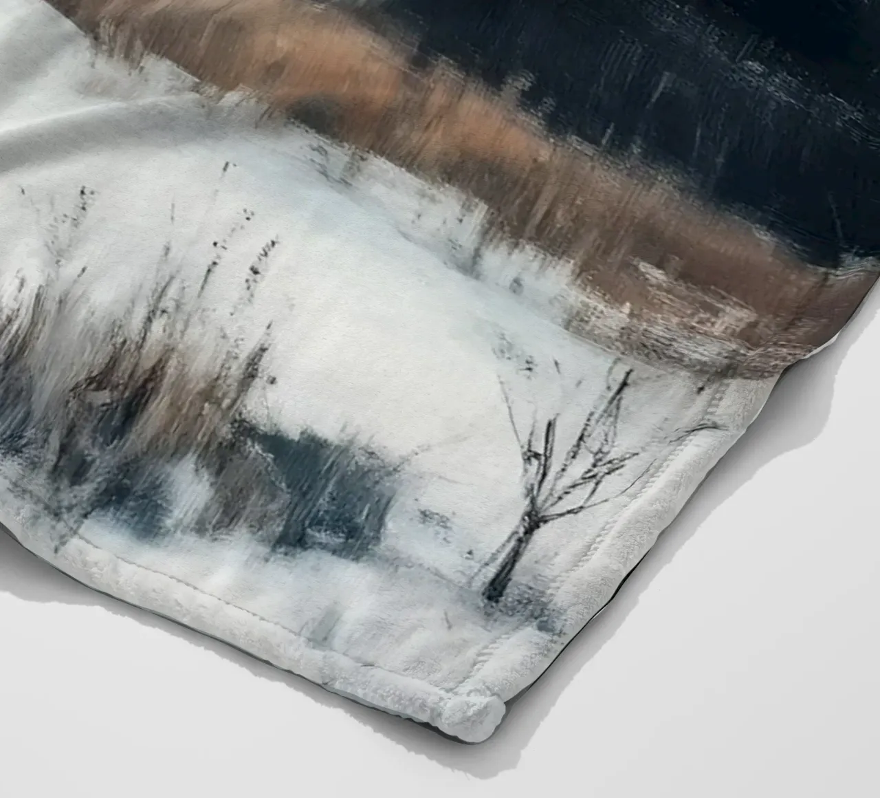 Volpe invernale nella foresta coperta in pile da Studio Vibe