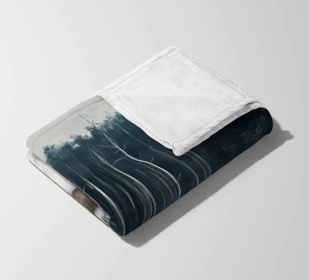 Volpe invernale nella foresta coperta in pile da Studio Vibe